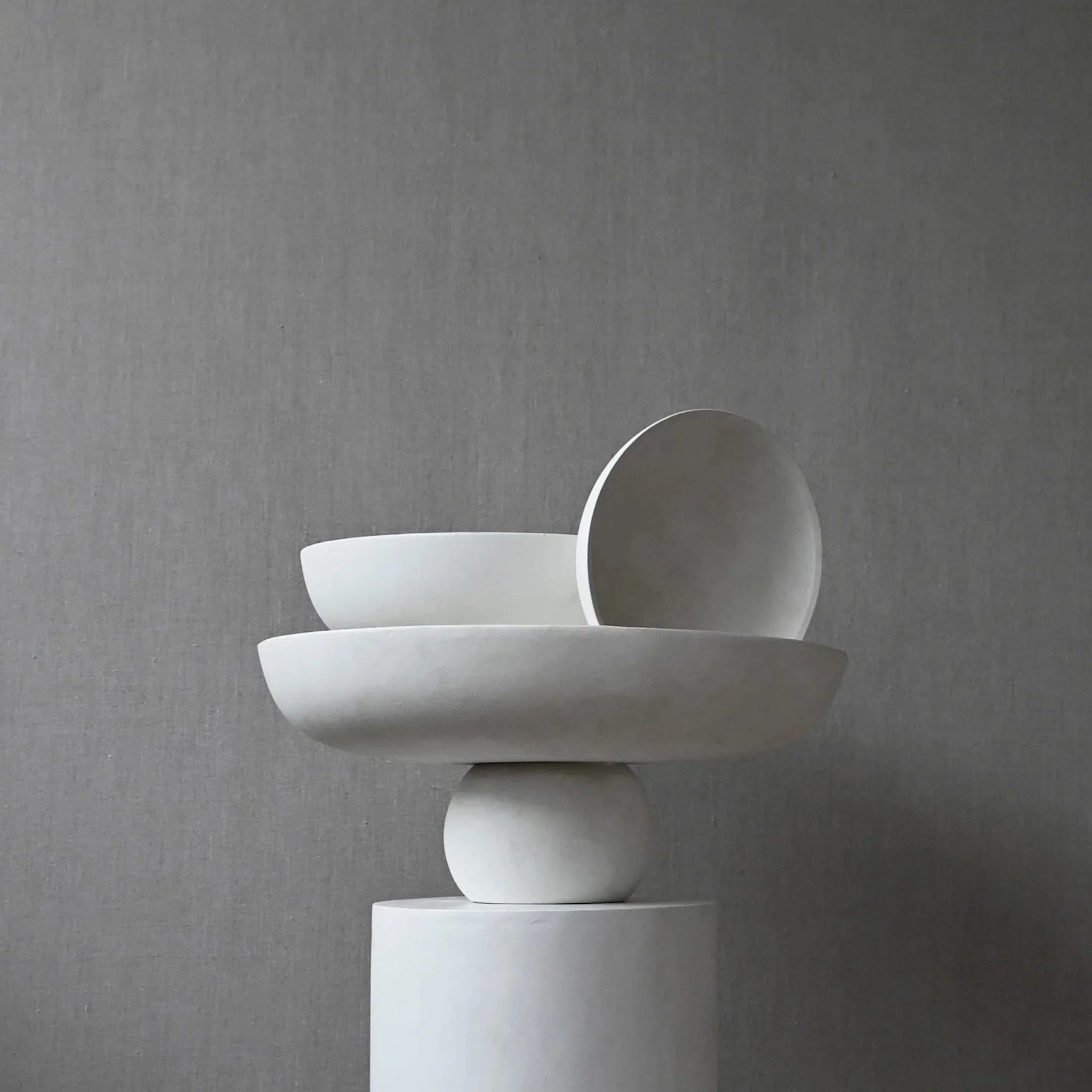 101 COPENHAGEN Baburu Bowl Big, D43cm, Bone White - Image 2