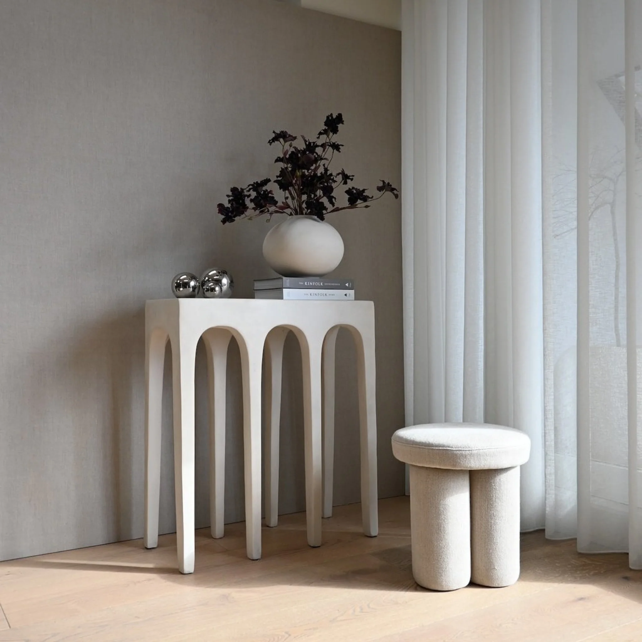 101 COPENHAGEN Bow Console, Birch - Image 5