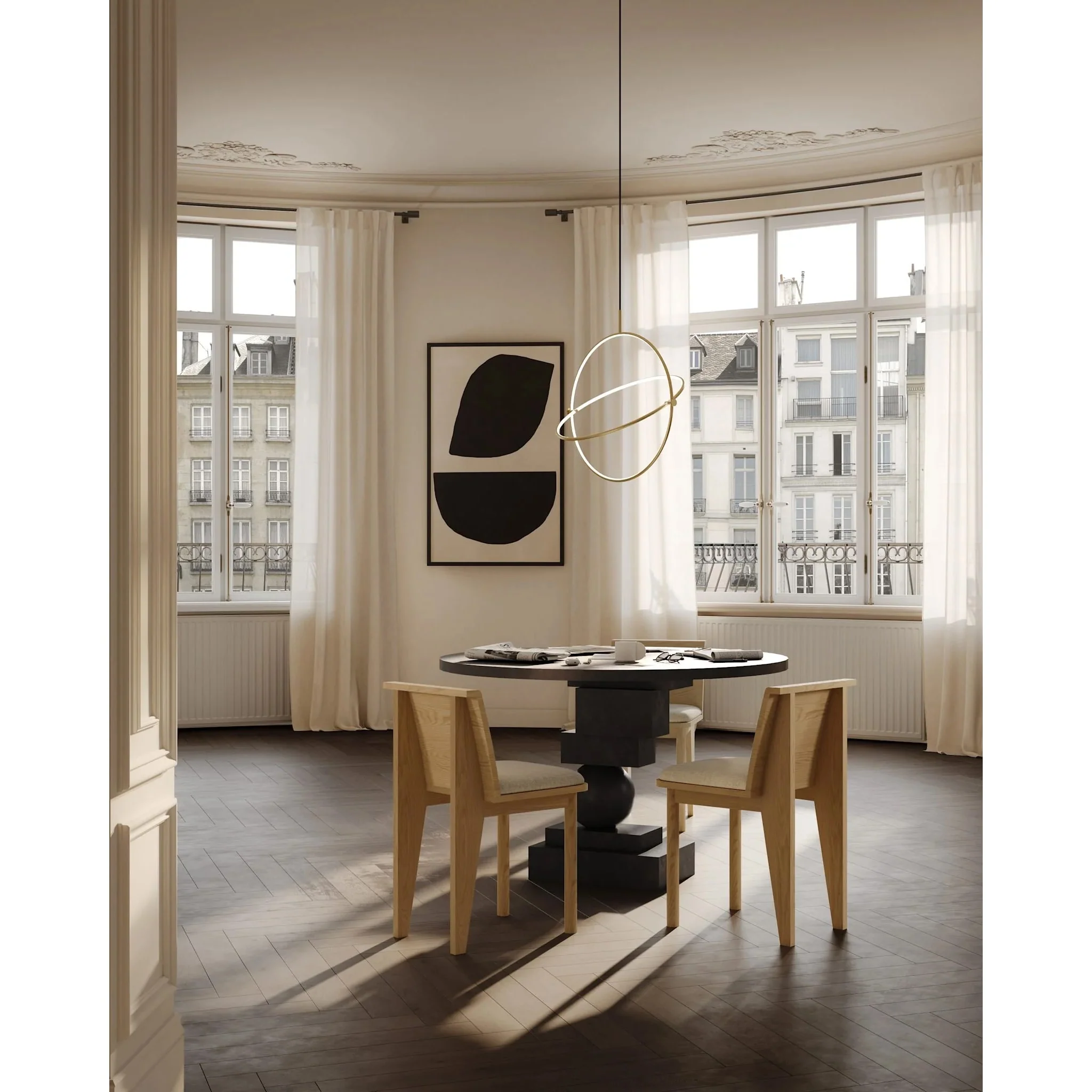 PRE-ORDER │ 101 COPENHAGEN Brutus Slim Dining Chair, Natural Oak - Image 2