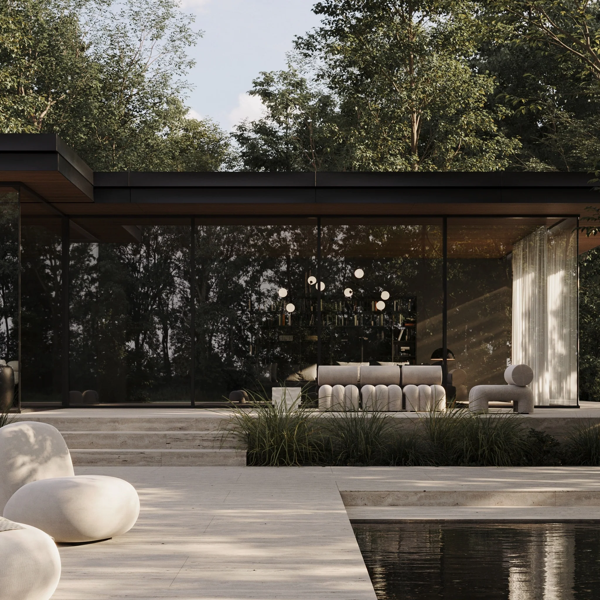 PRE-ORDER │101 COPENHAGEN Foku Outdoor Chair, Warm Ash - Image 4