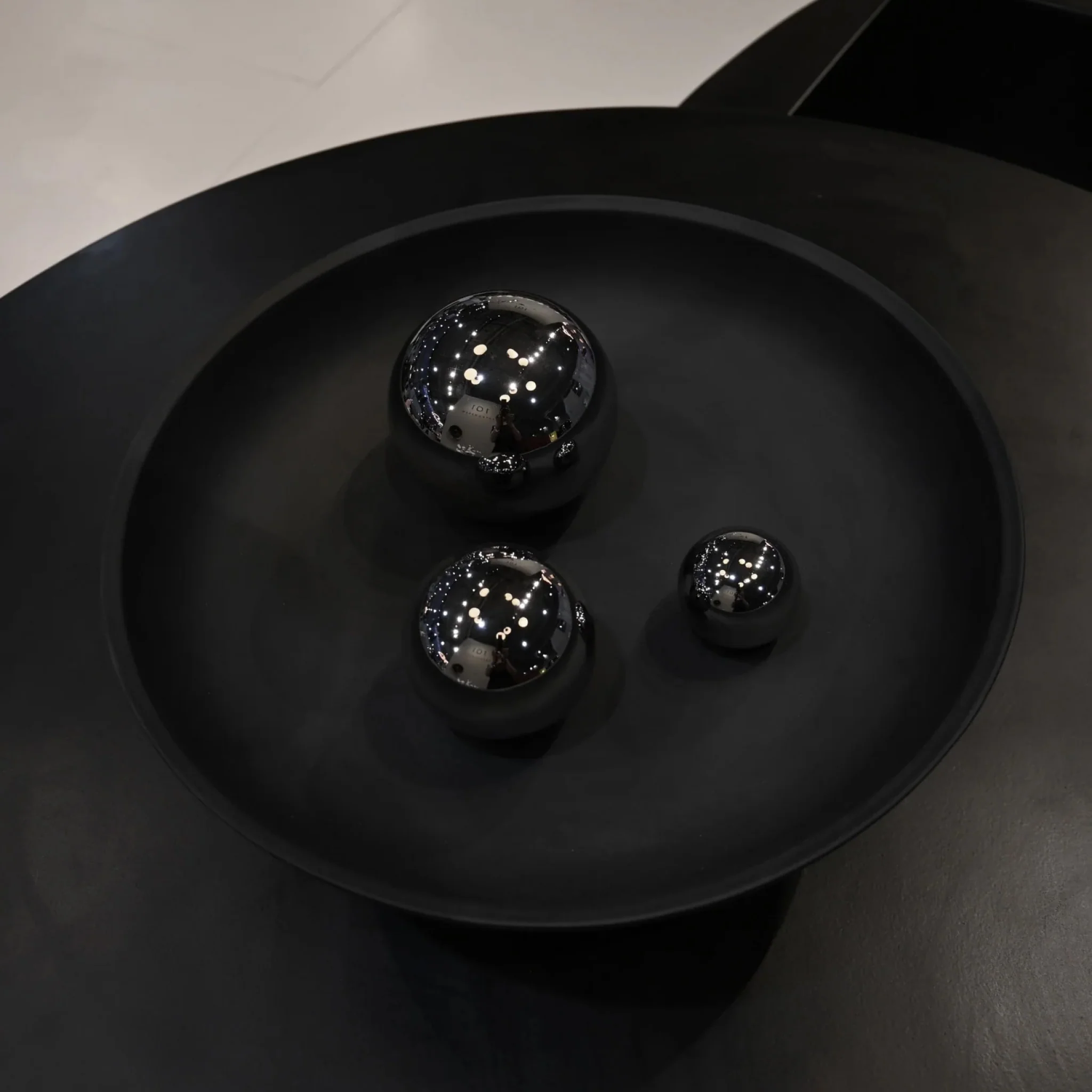 101 COPENHAGEN Gallery Balls, Chrome (Set of 3) - Image 5