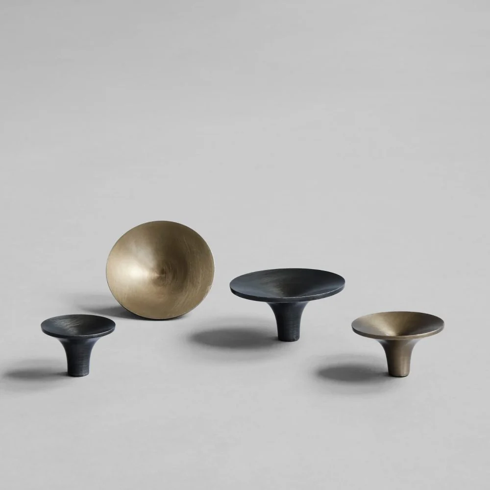 101 COPENHAGEN HiHat Knobs/Hooks, Brass (Set of 2) – 3 Sizes - Image 2