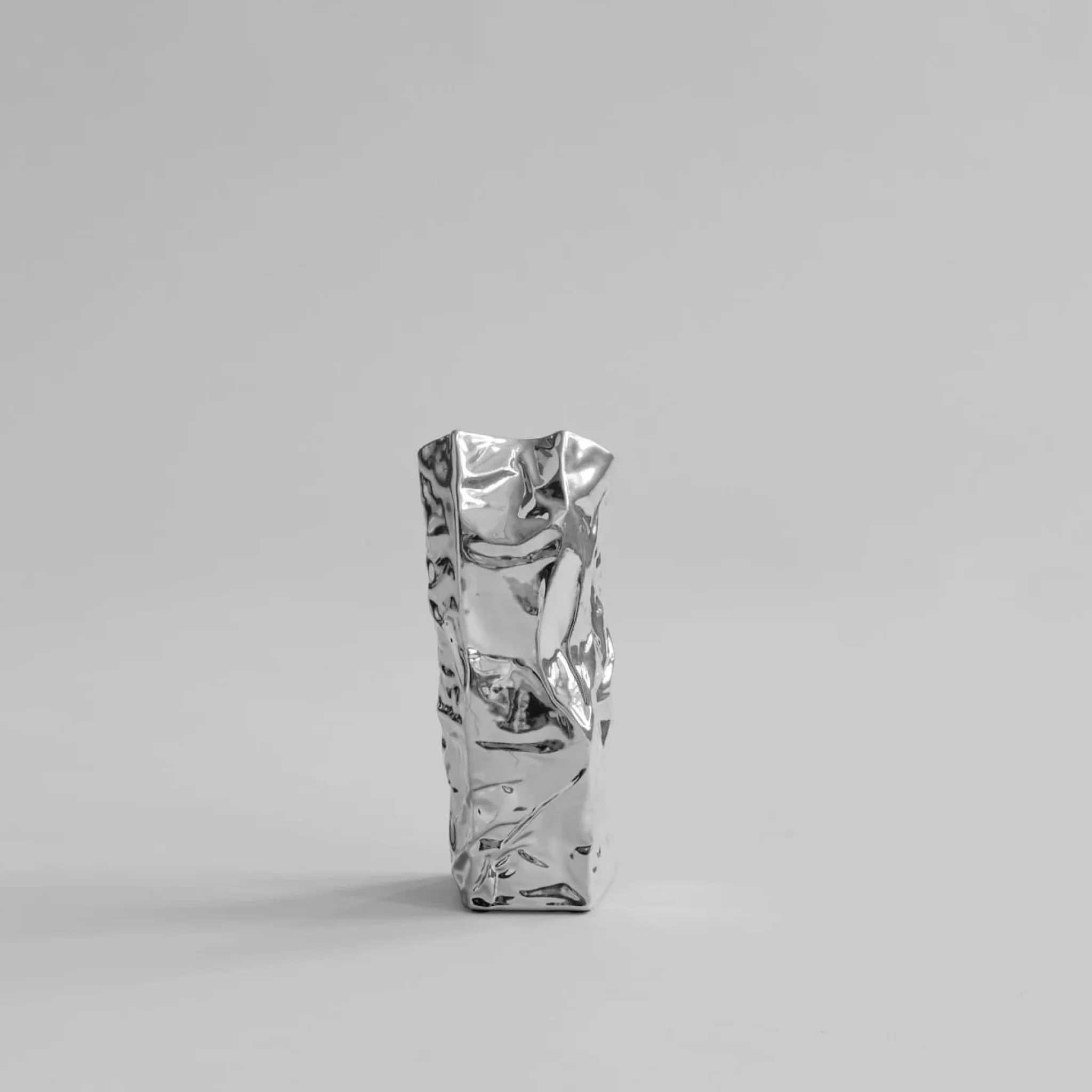 101 COPENHAGEN Kami Vase Mini, H25cm, Chrome - Image 11
