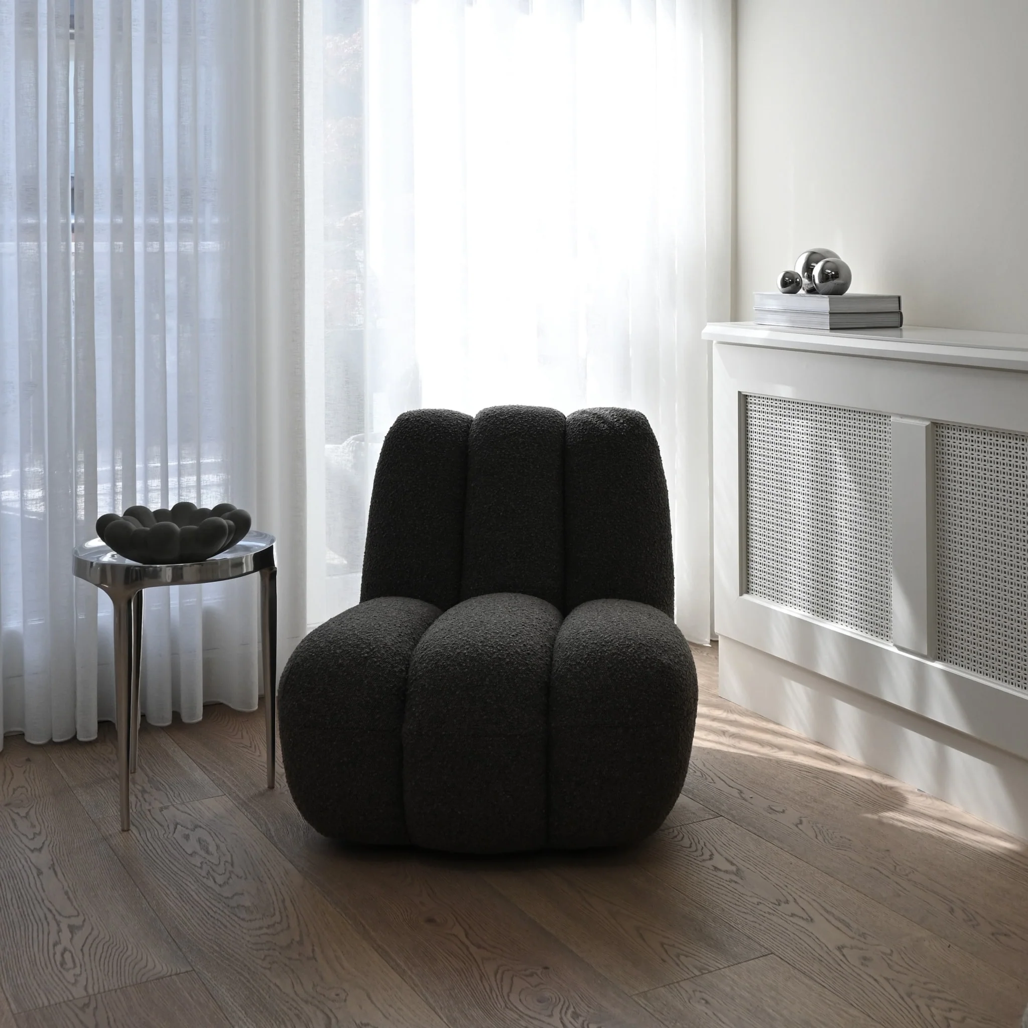 PRE-ORDER │ 101 COPENHAGEN Toe Chair, Deep Taupe Bouclé - Image 2