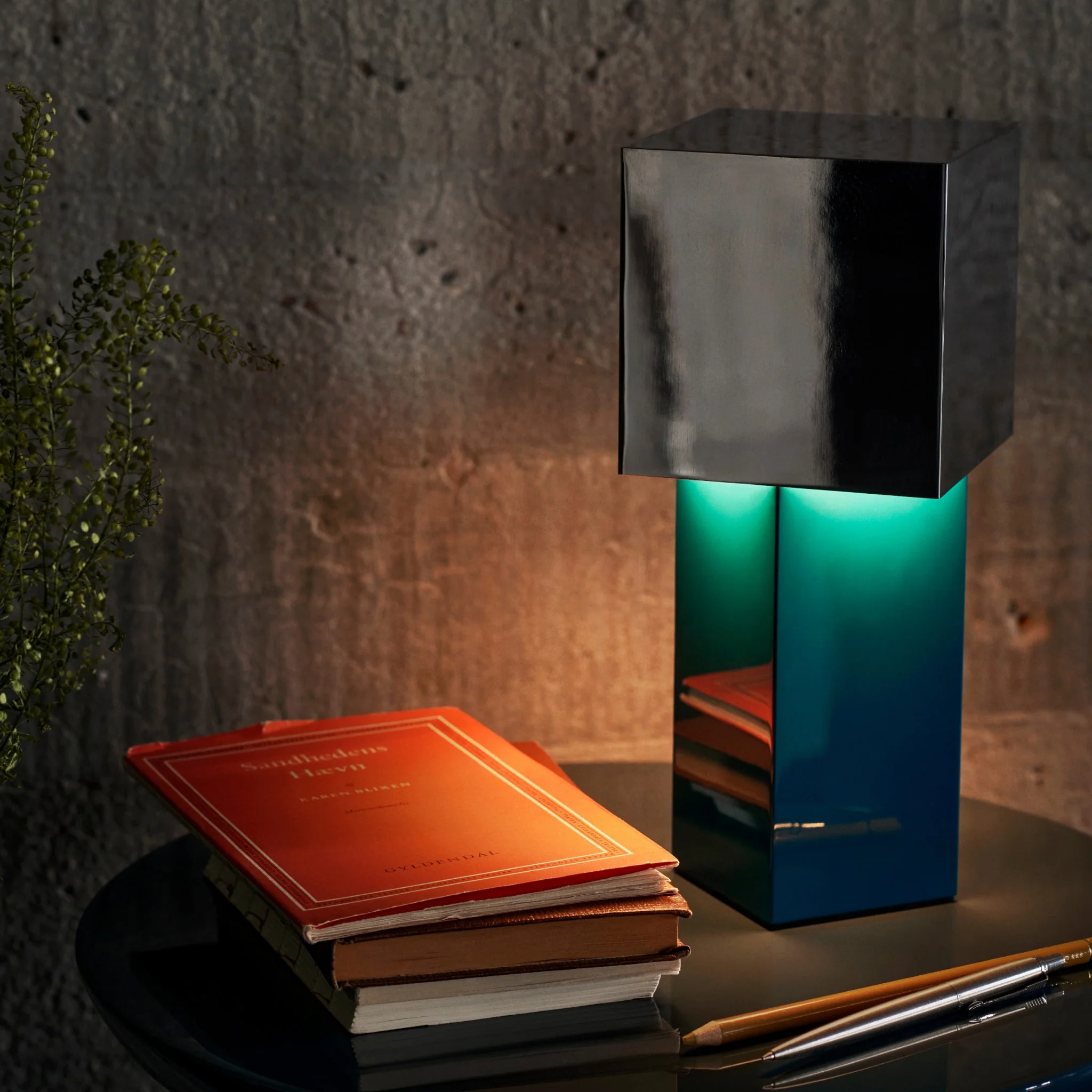 &TRADITION Pivot Portable Lamp, Blue & Silver - Image 4