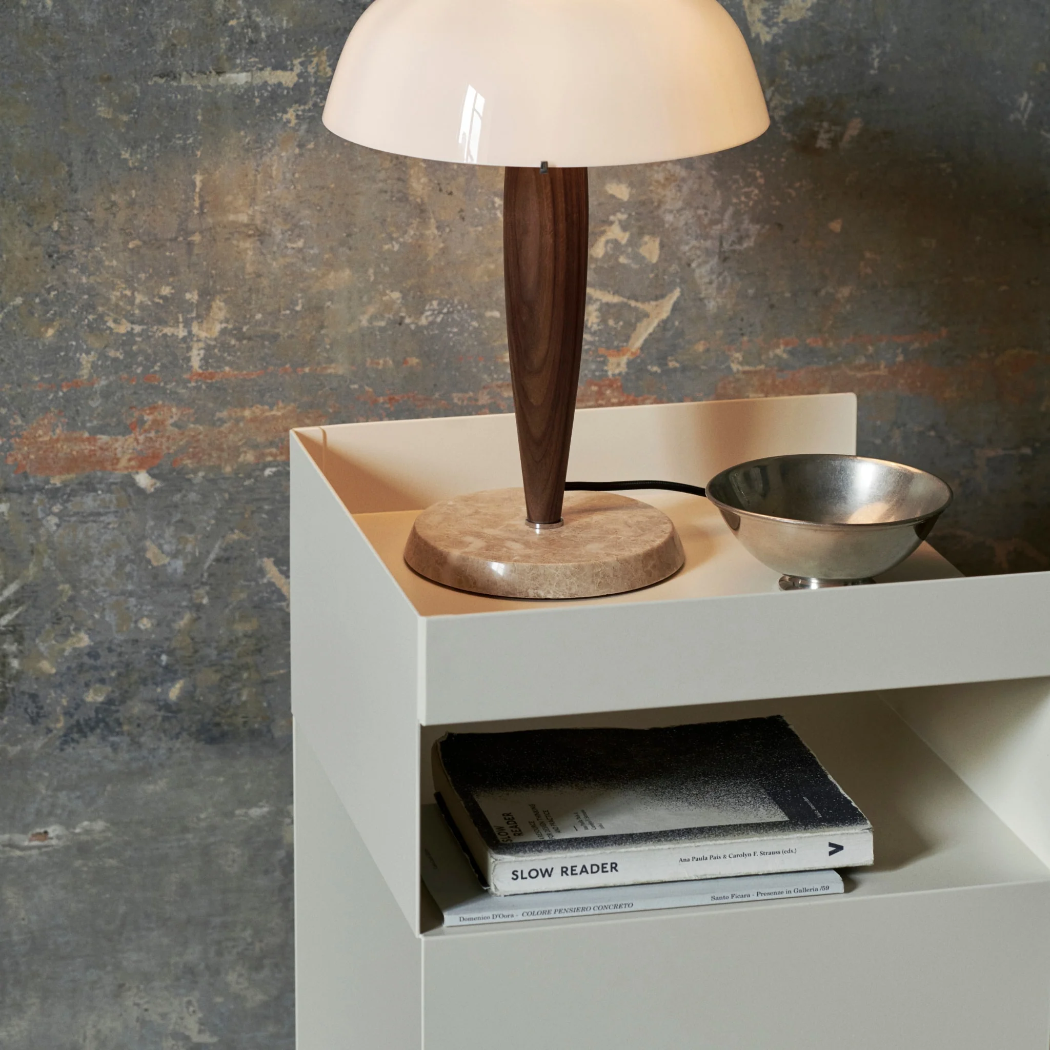 &TRADITION Rotate Trolley/Side Table, Ivory - Image 3
