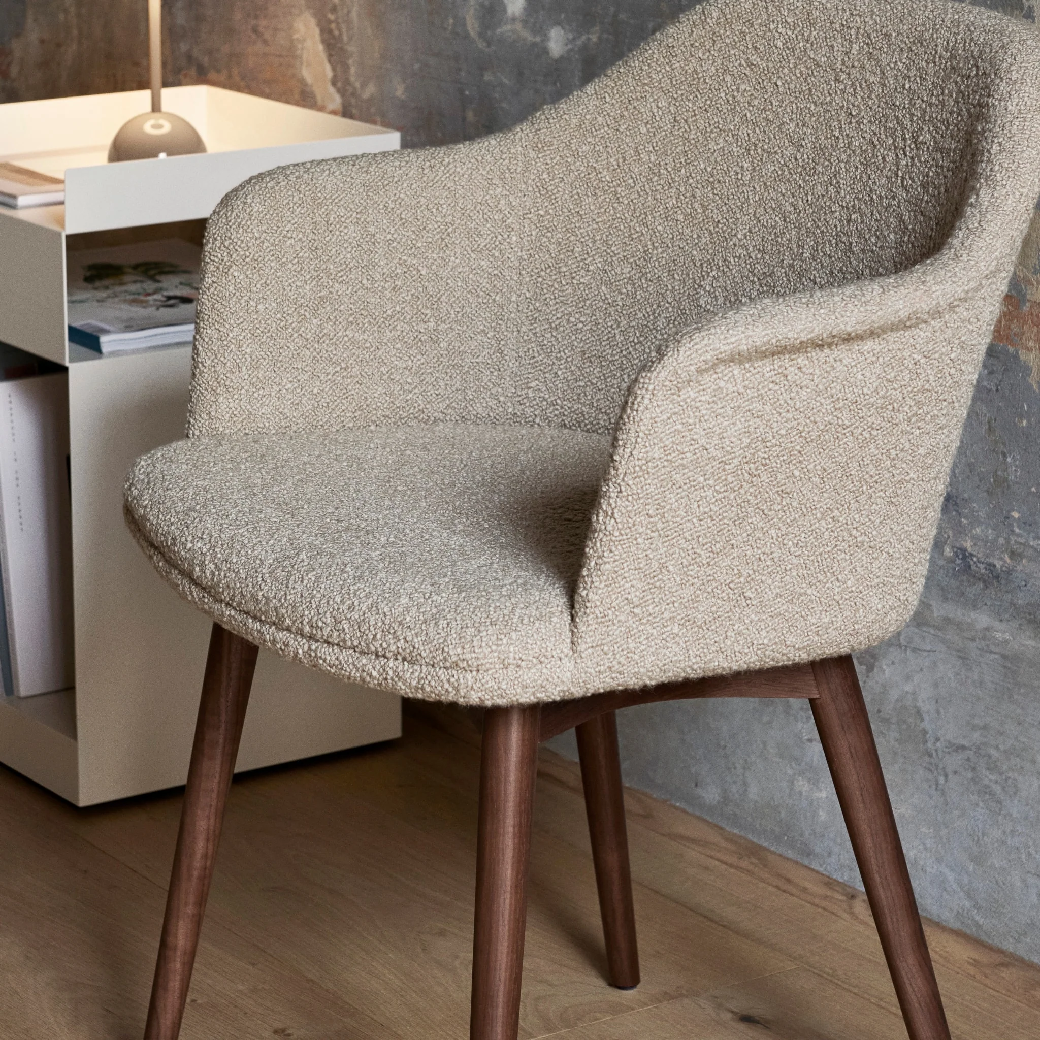 &TRADITION Rotate Trolley/Side Table, Ivory - Image 5