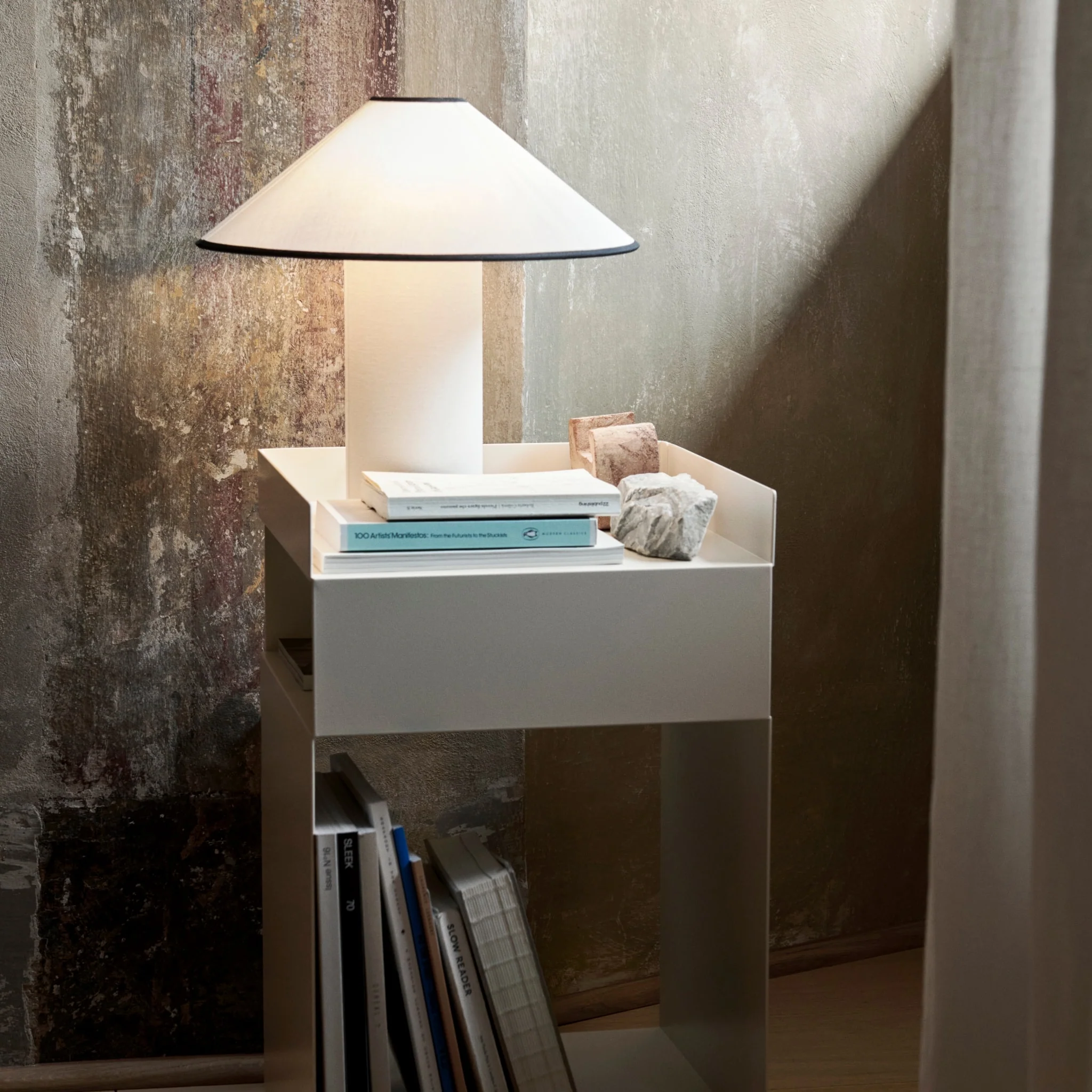&TRADITION Rotate Trolley/Side Table, Ivory - Image 6