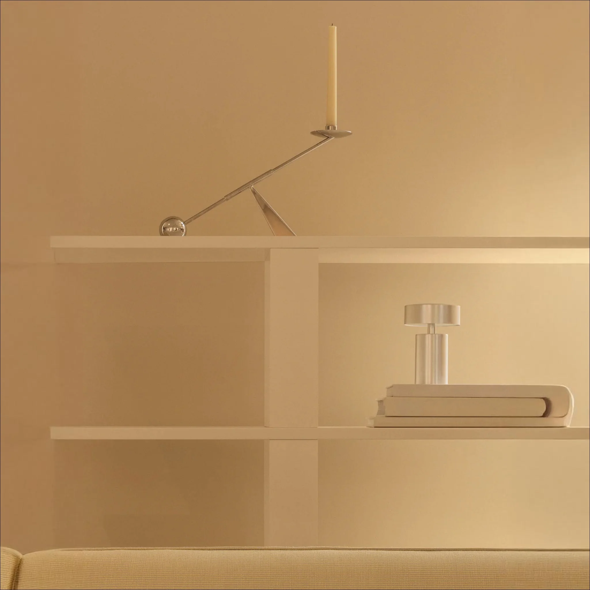 AUDO CPH Interconnect Candle Holder, W42.5cm, Stainless Steel - Image 11