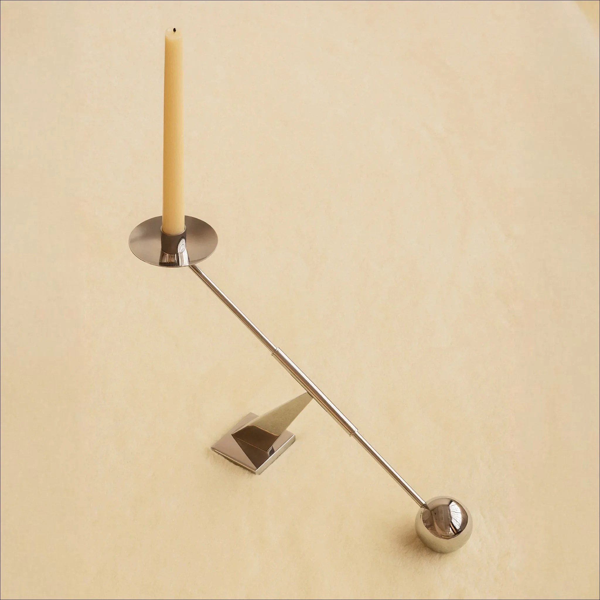 AUDO CPH Interconnect Candle Holder, W42.5cm, Stainless Steel - Image 6