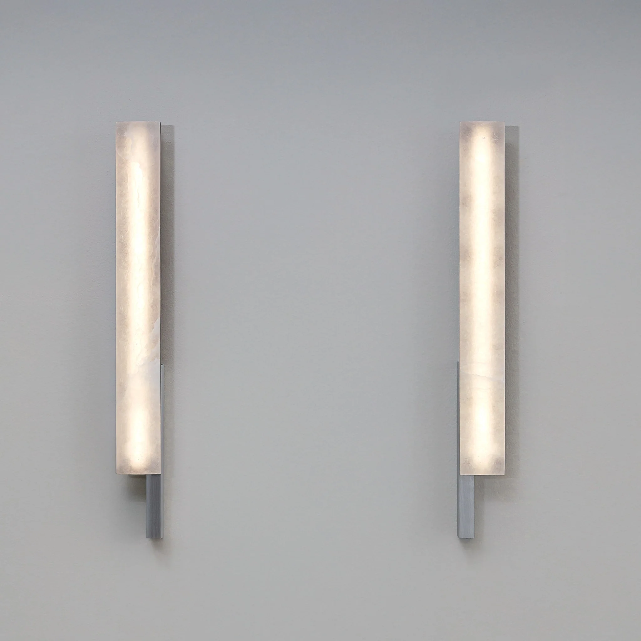 PRE-ORDER │ BEN-TOVIM DESIGN Bloc Wall Sconce, Left, Alabaster & Brushed Aluminium - Image 6