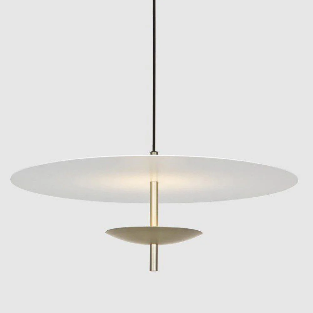 PRE-ORDER │ BEN-TOVIM DESIGN Reflector Round Pendant, Brushed Anodised Gold - 2 Sizes - Image 5