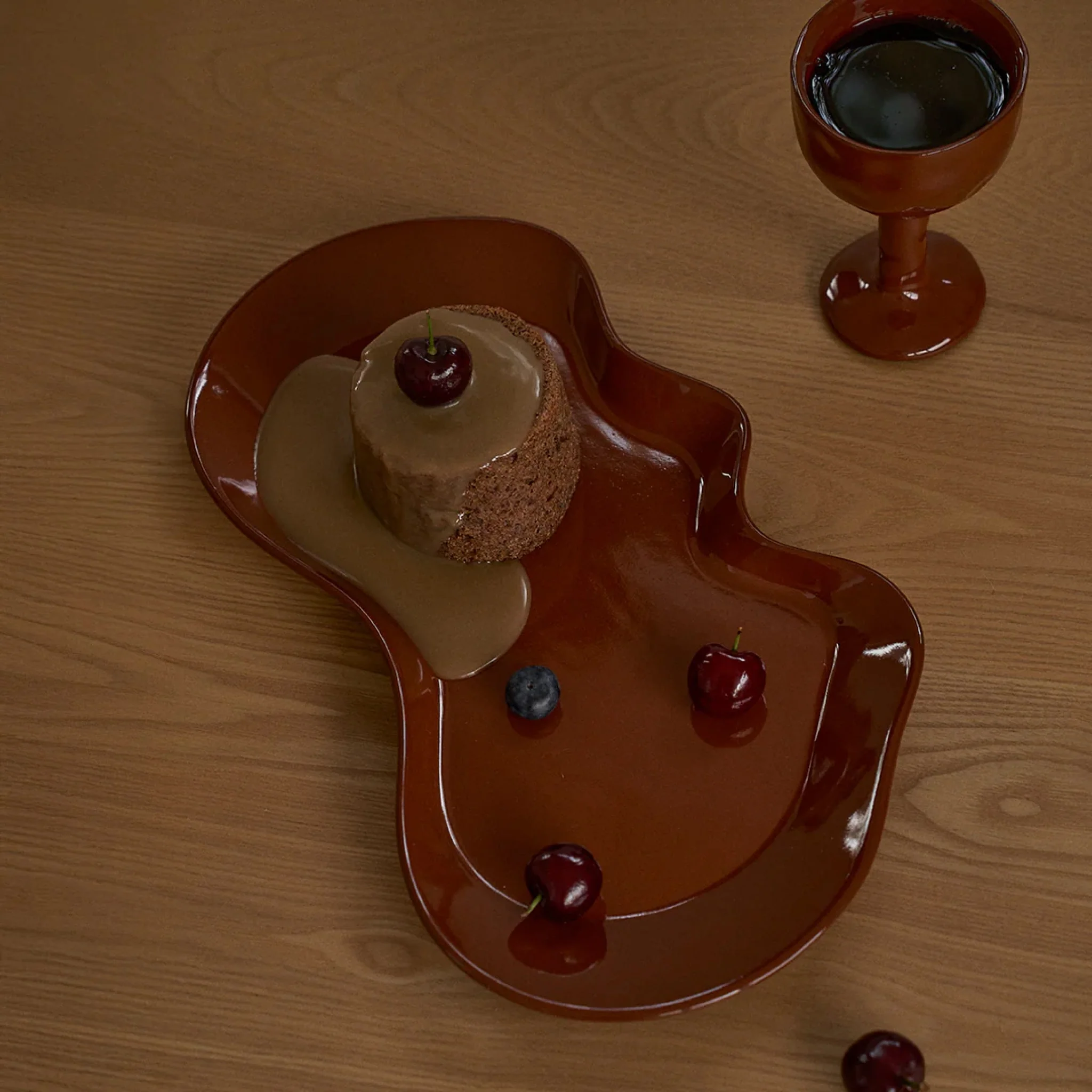 BLACK BLAZE Drift Tray/Platter, Rust - Image 3