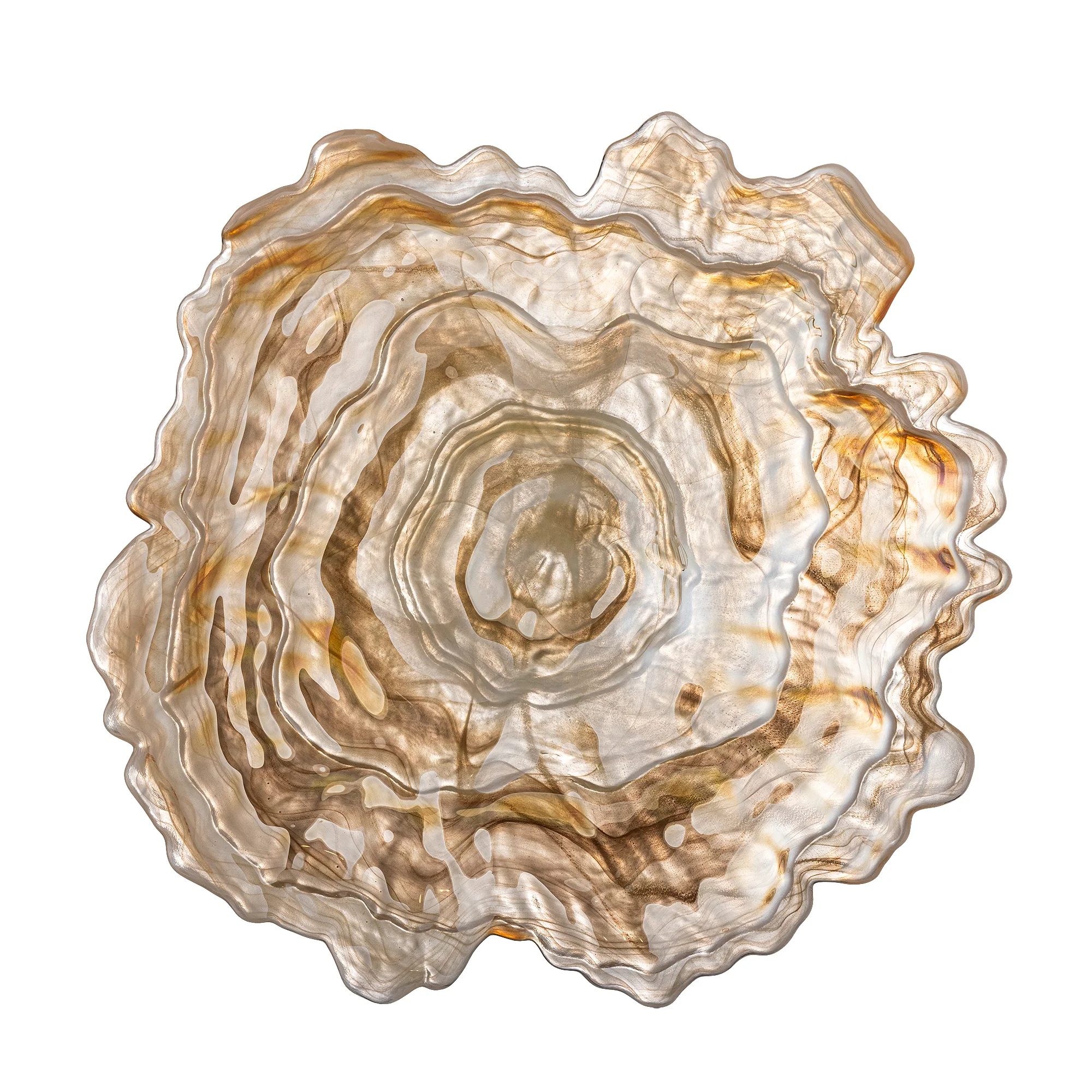 BLOOMINGVILLE Asimi Bowl, Nature, Glass, D38.5 cm - Image 4