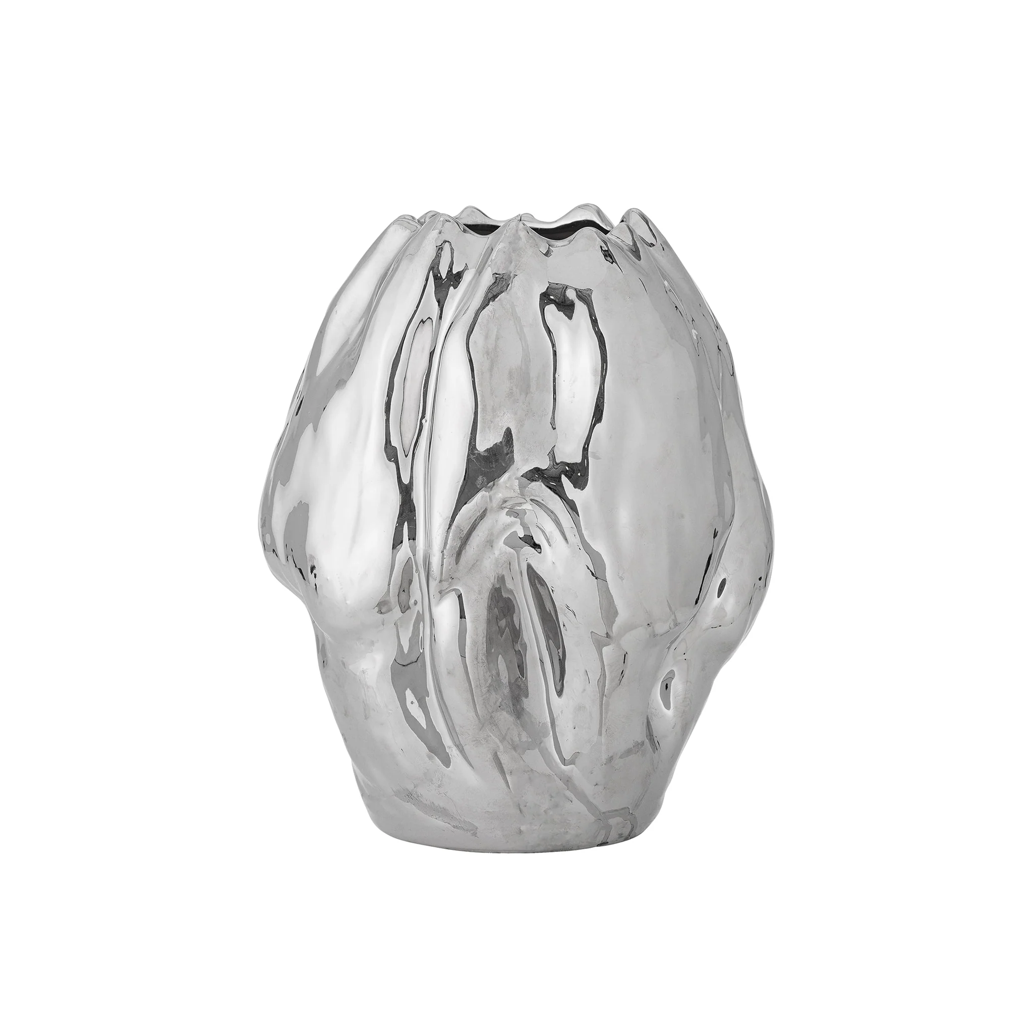 BLOOMINGVILLE Bobby Vase, Silver, H29cm - Image 2
