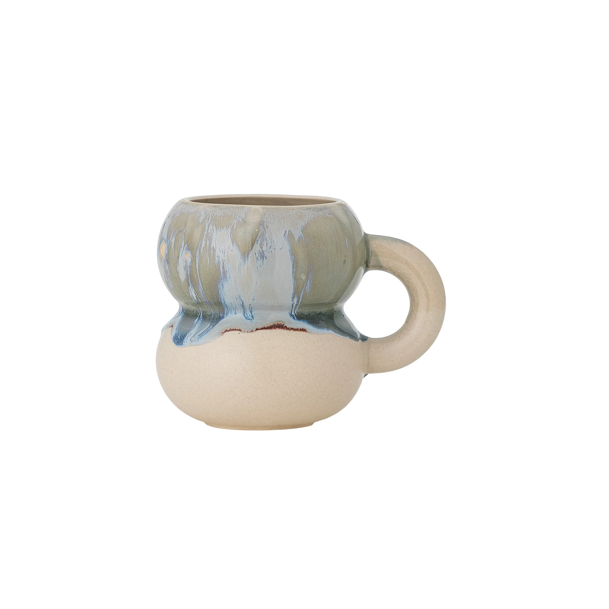 BLOOMINGVILLE Luna Cup, Stoneware, Blue - Image 2