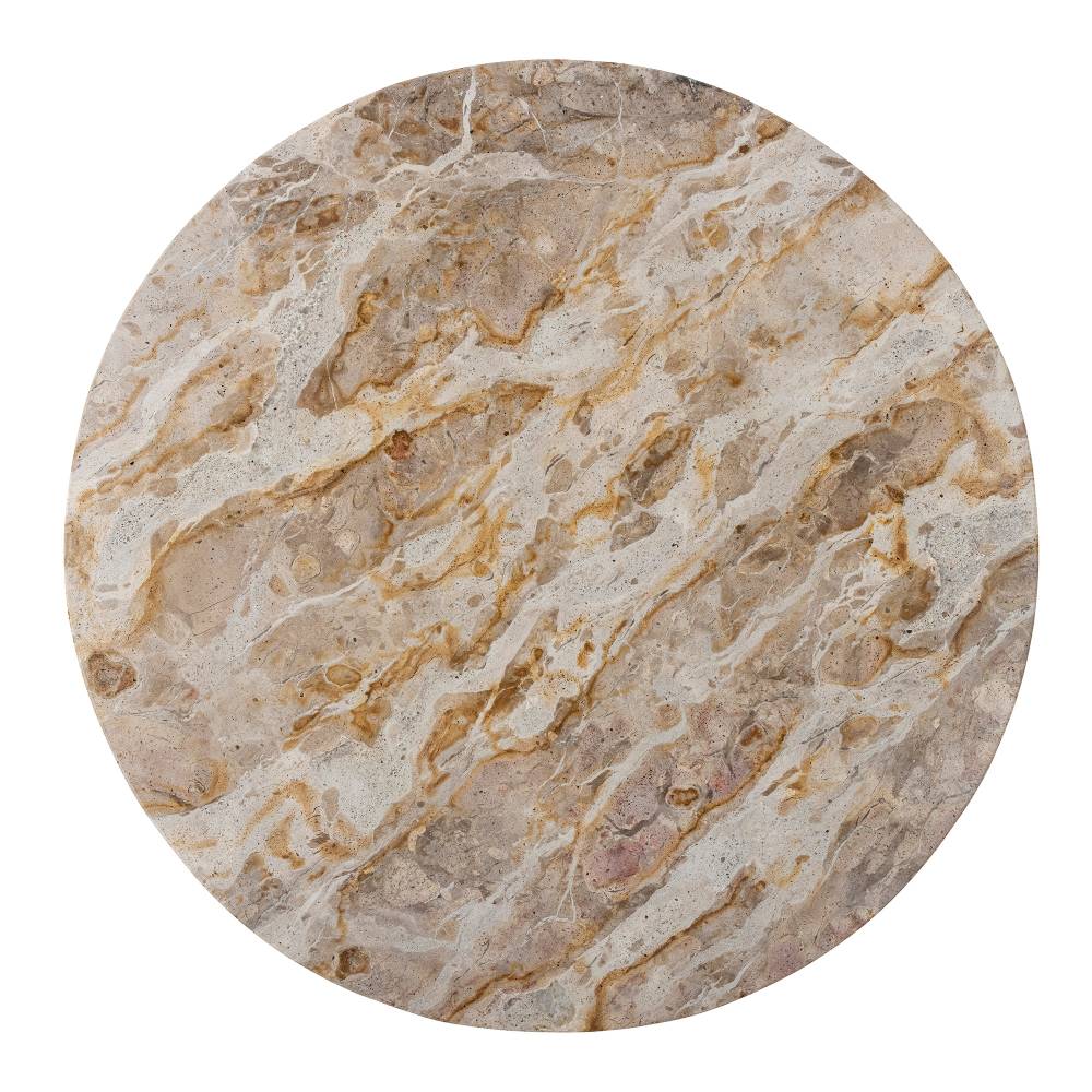 BLOOMINGVILLE Nuni Turntable Tray Marble, Brown, D36 cm - Image 3