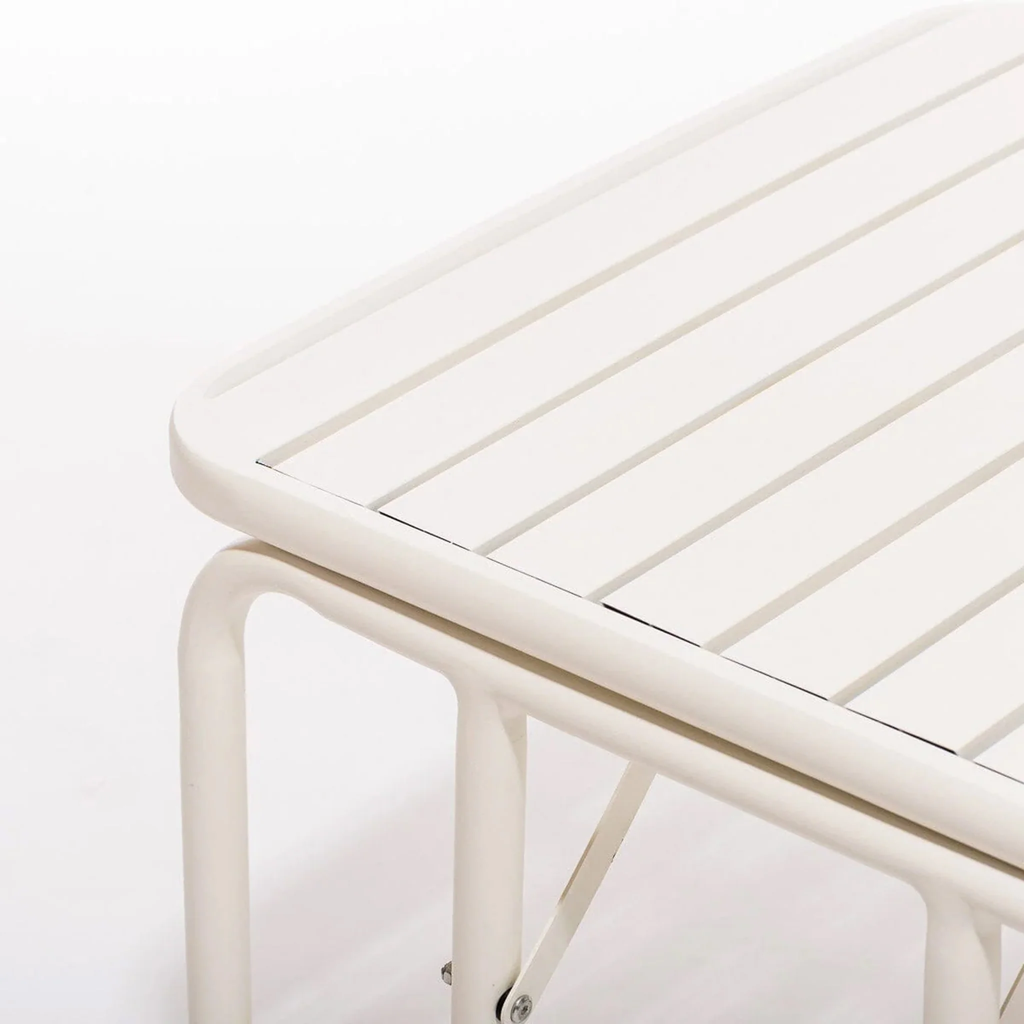 BUSINESS & PLEASURE CO Sunliner Side Table, Antique White - Image 3