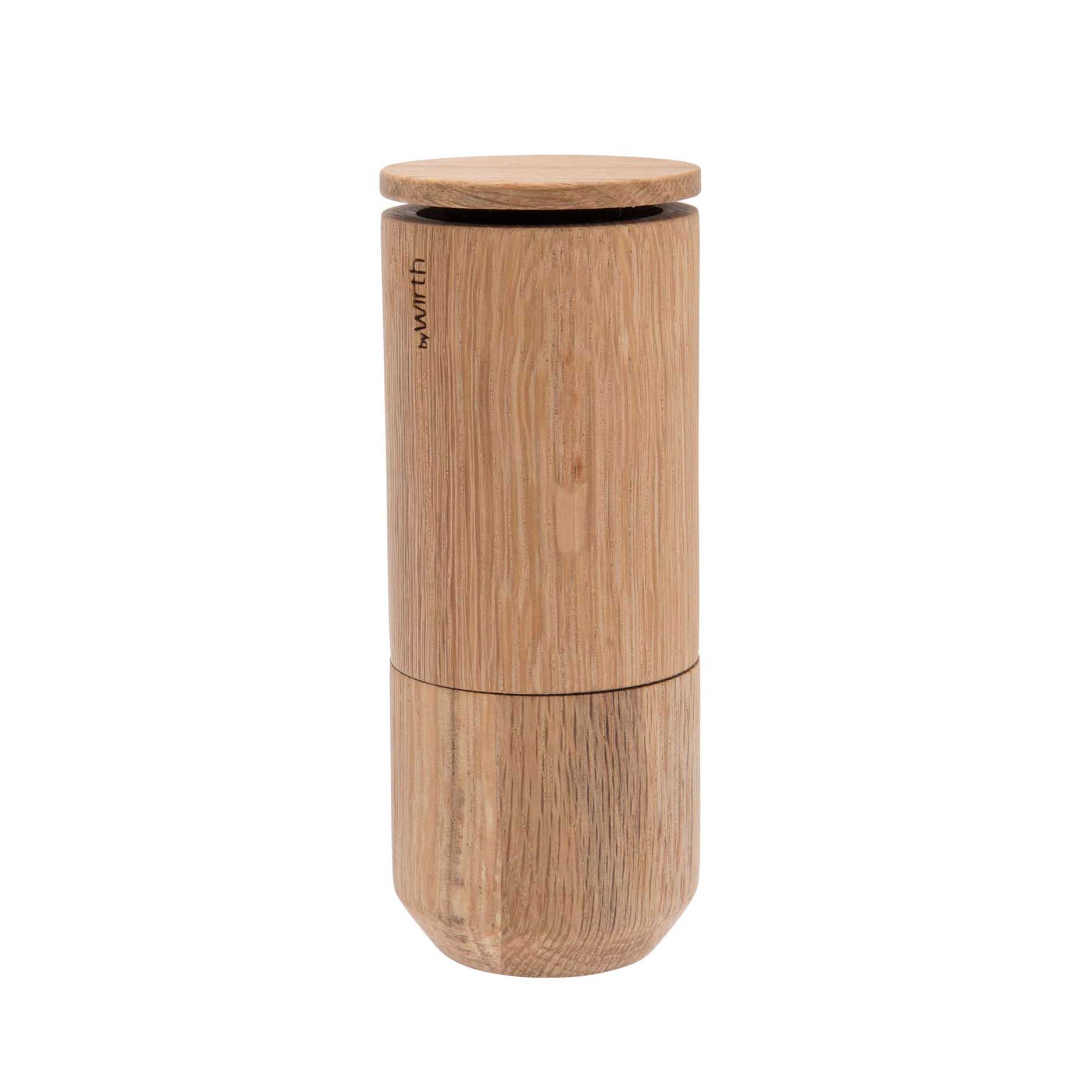 EKTA LIVING ‘Crush Me’ Salt or Pepper Grinder, Oiled Oak - Image 4