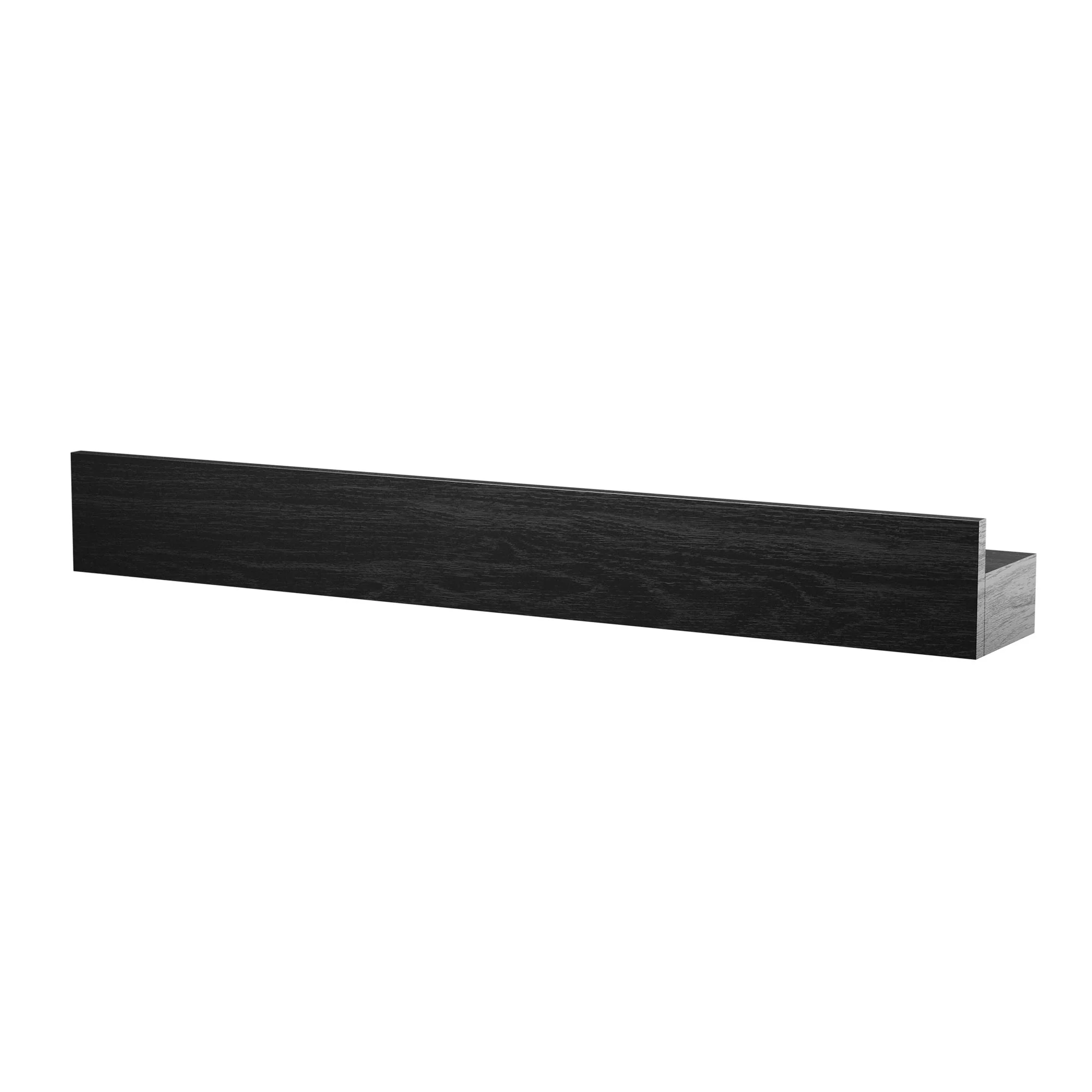 EKTA LIVING Magnetic Shelf/Knife Rack, Black Oak - 2 Sizes - Image 3