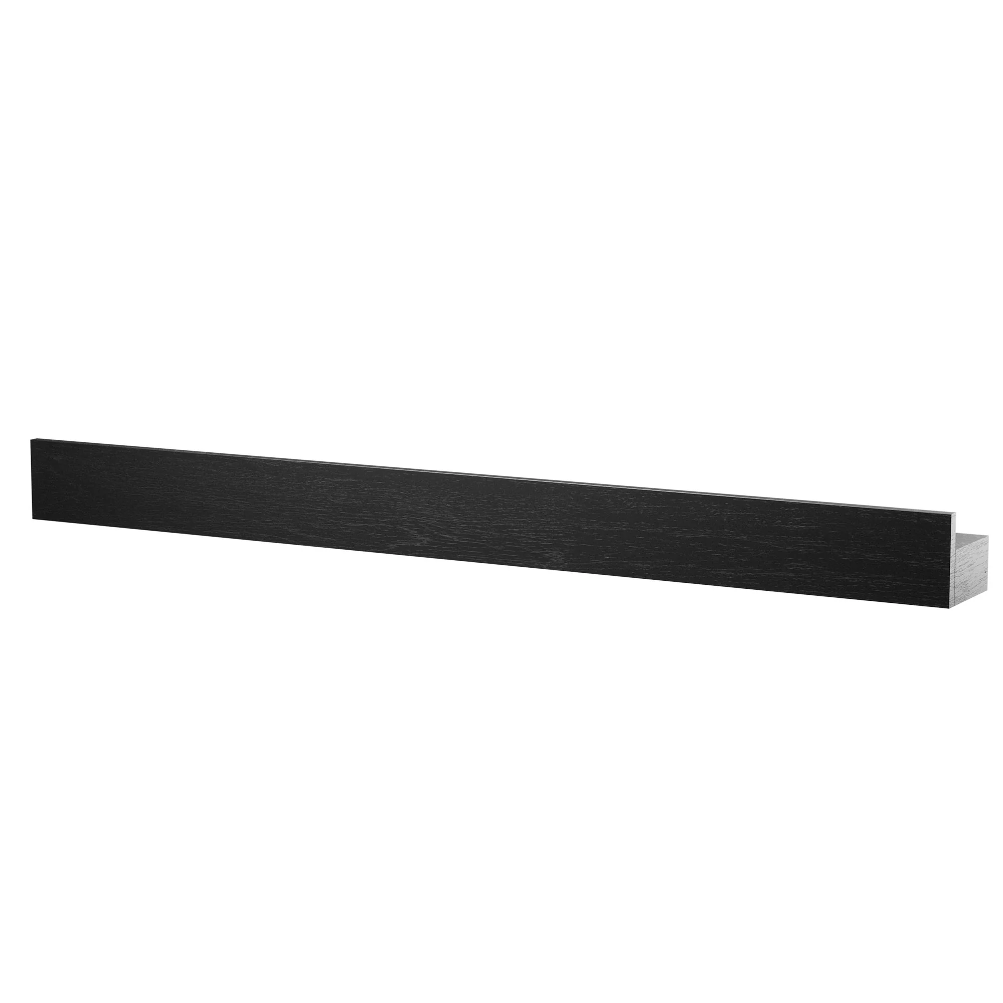 EKTA LIVING Magnetic Shelf/Knife Rack, Black Oak - 2 Sizes - Image 4