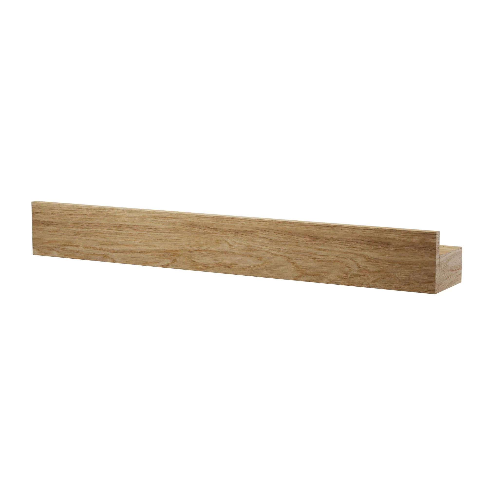 EKTA LIVING Magnetic Shelf/Knife Rack, Oiled Oak - 2 Sizes - Image 3