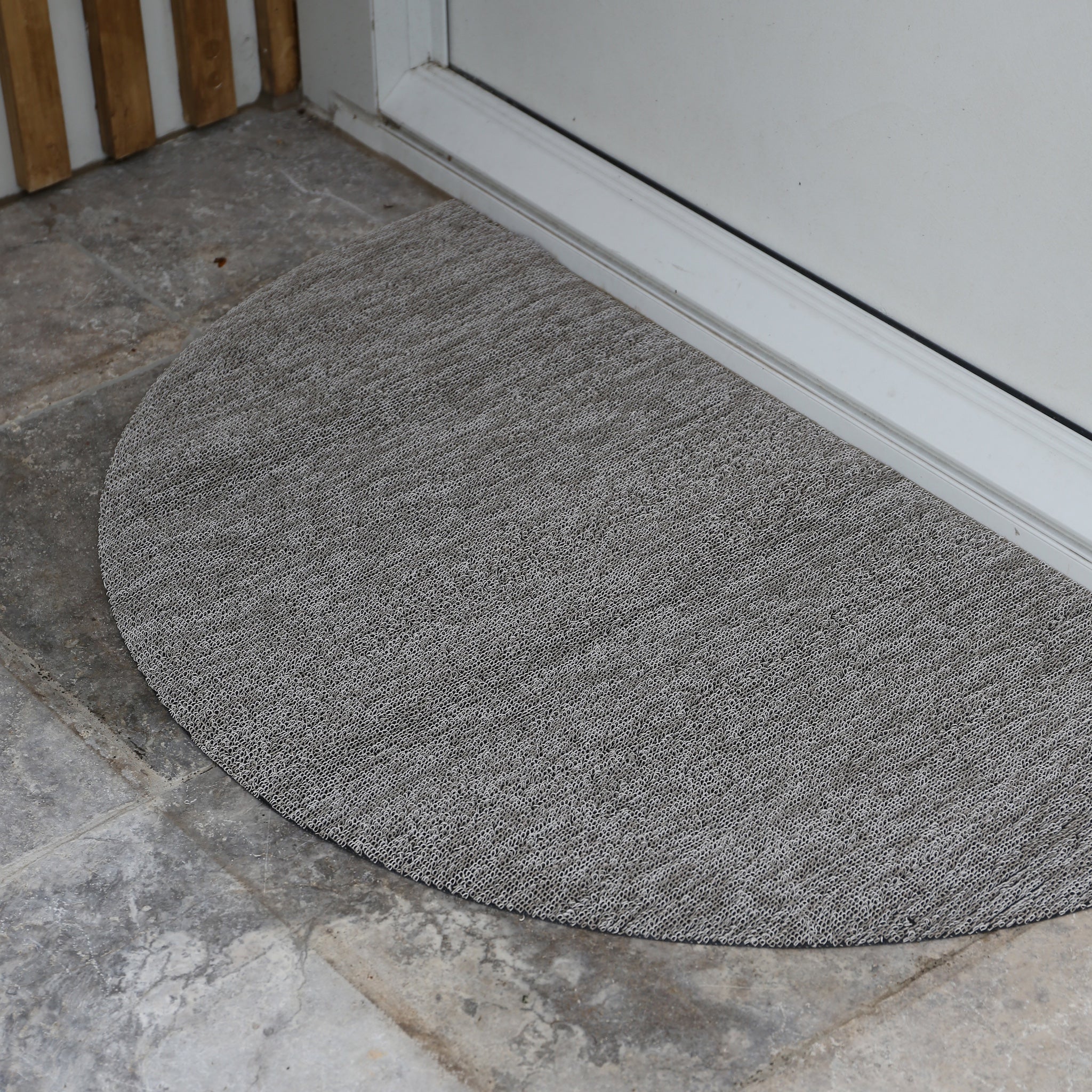 CHILEWICH Welcome Door Mat, Shag In Out Mat, Heathered/Pebble, 53x91cm - Image 3
