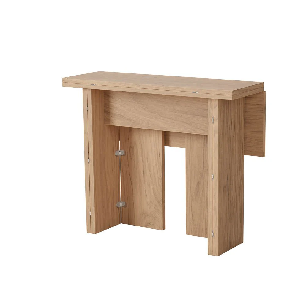 PRE-ORDER │ DESIGN HOUSE STOCKHOLM Flip Table, Oak - 3 Sizes - Image 4