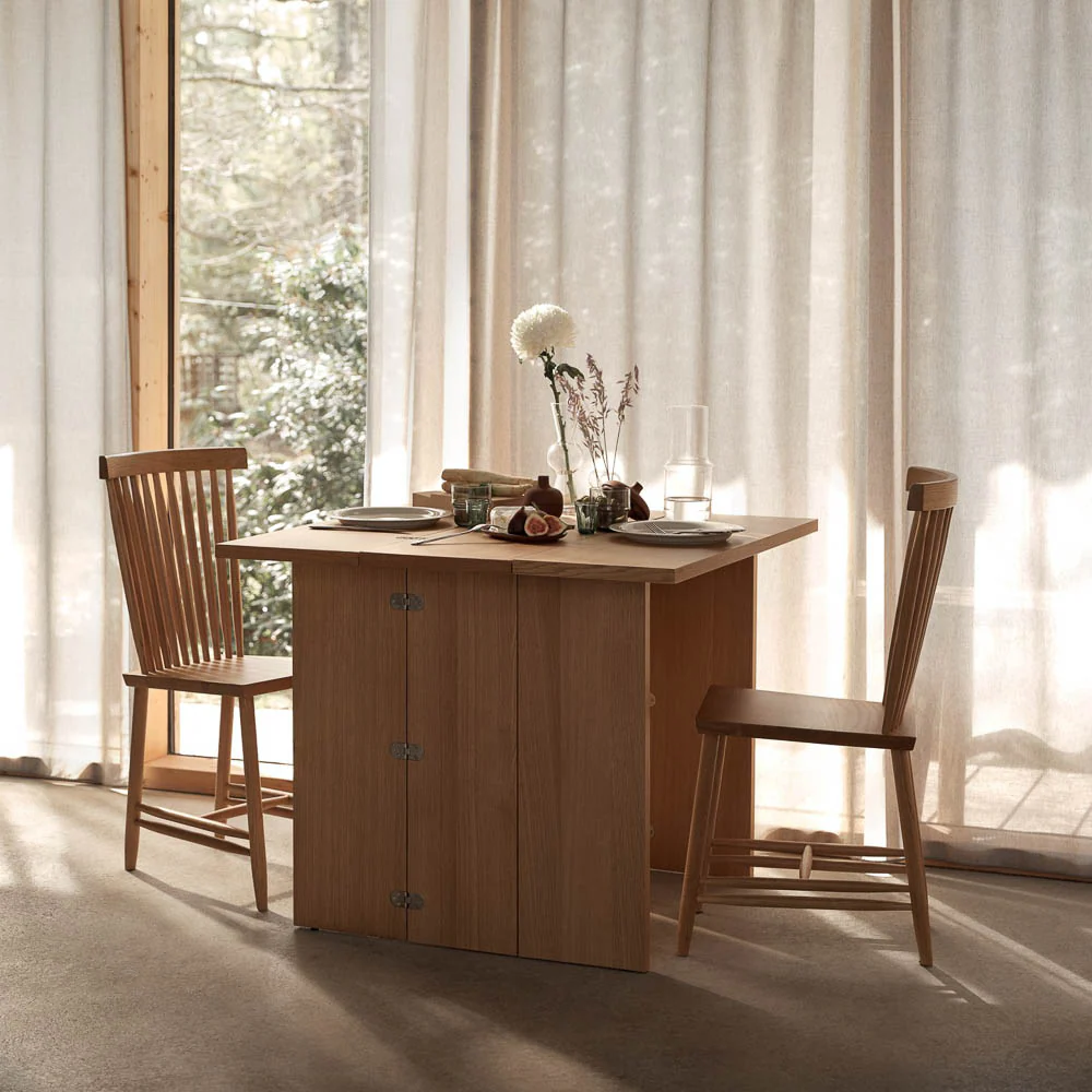 PRE-ORDER │ DESIGN HOUSE STOCKHOLM Flip Table, Oak - 3 Sizes - Image 5