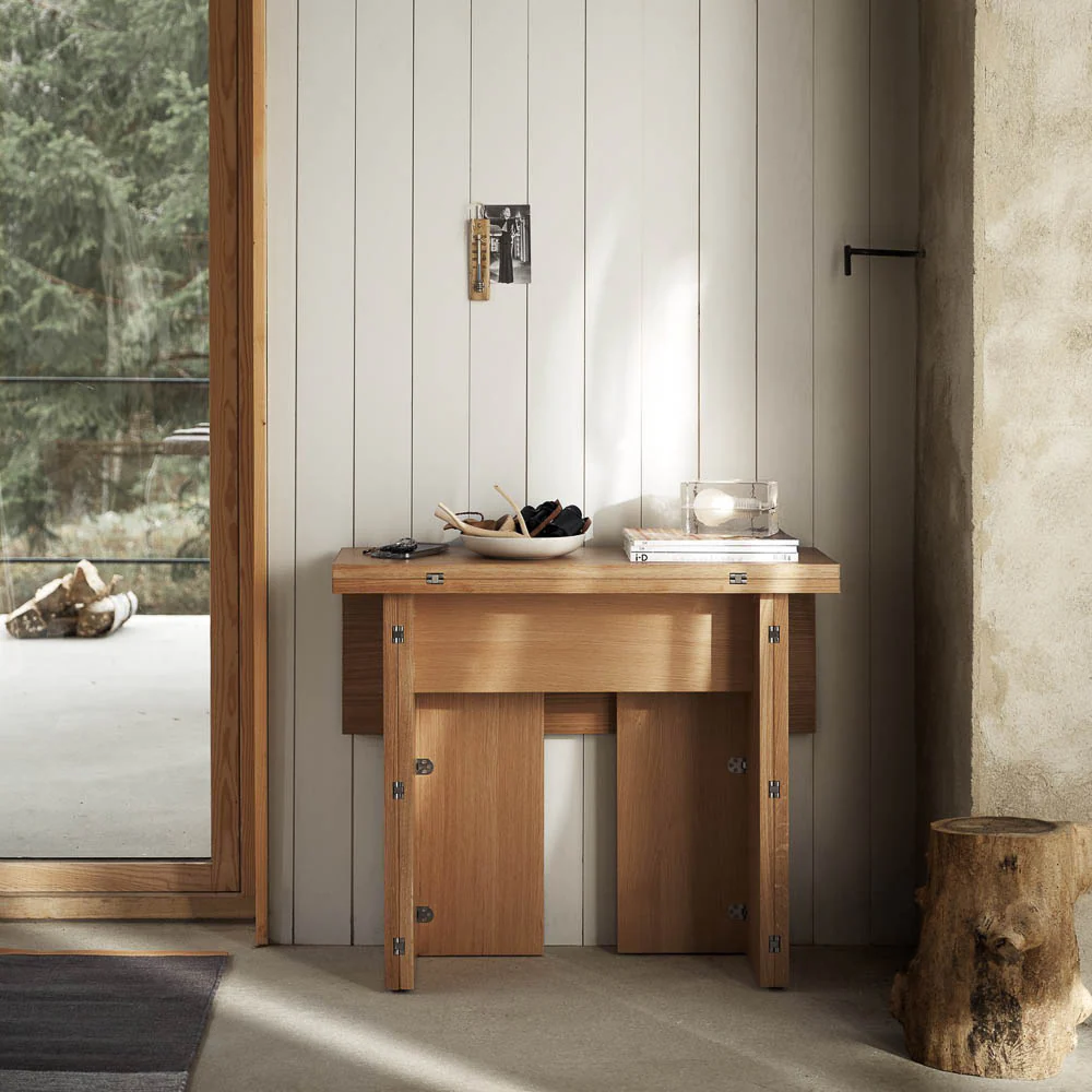 PRE-ORDER │ DESIGN HOUSE STOCKHOLM Flip Table, Oak - 3 Sizes - Image 8