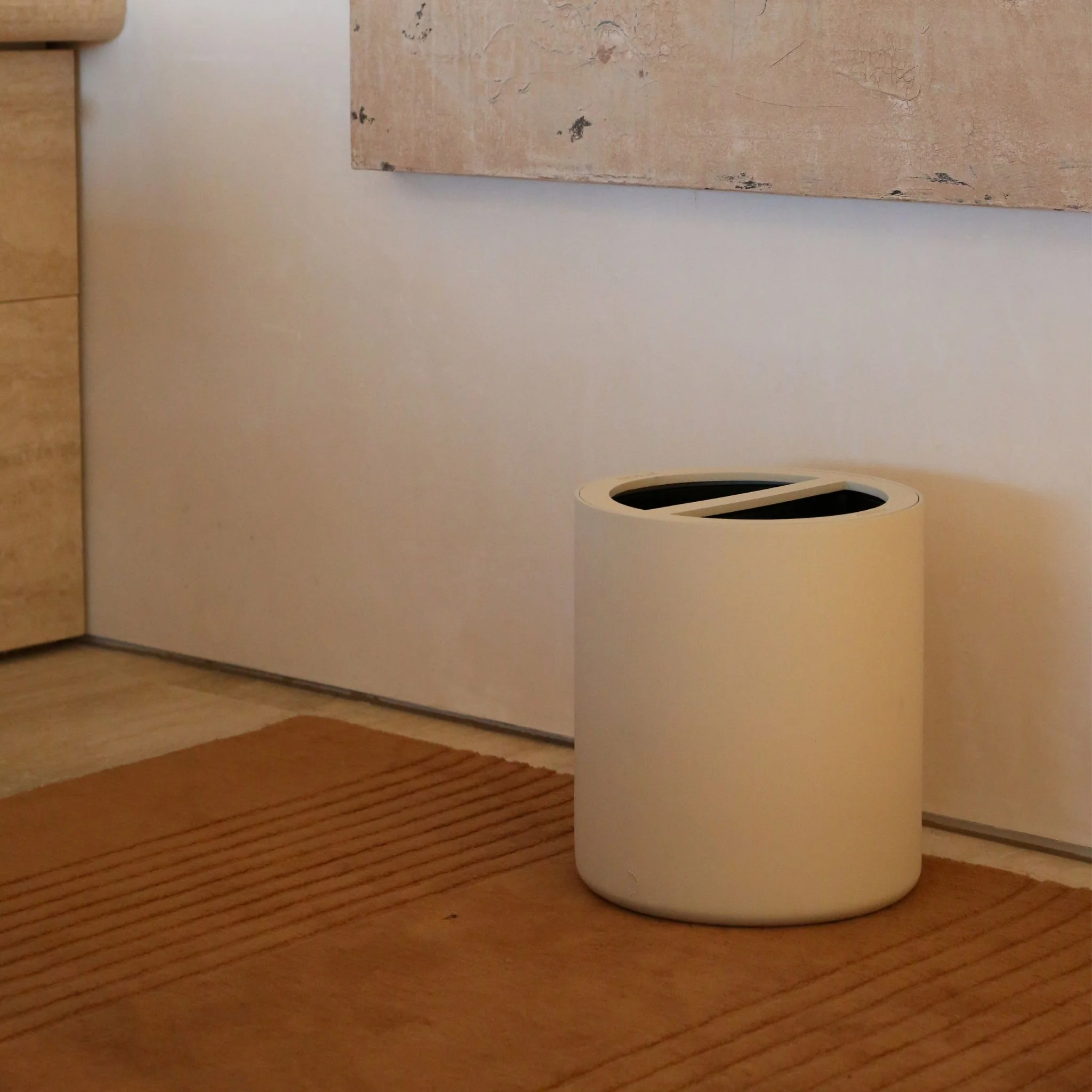 DESIGNSTUFF ARC Dual Bin, Recycle/Rubbish, Sand - Image 8