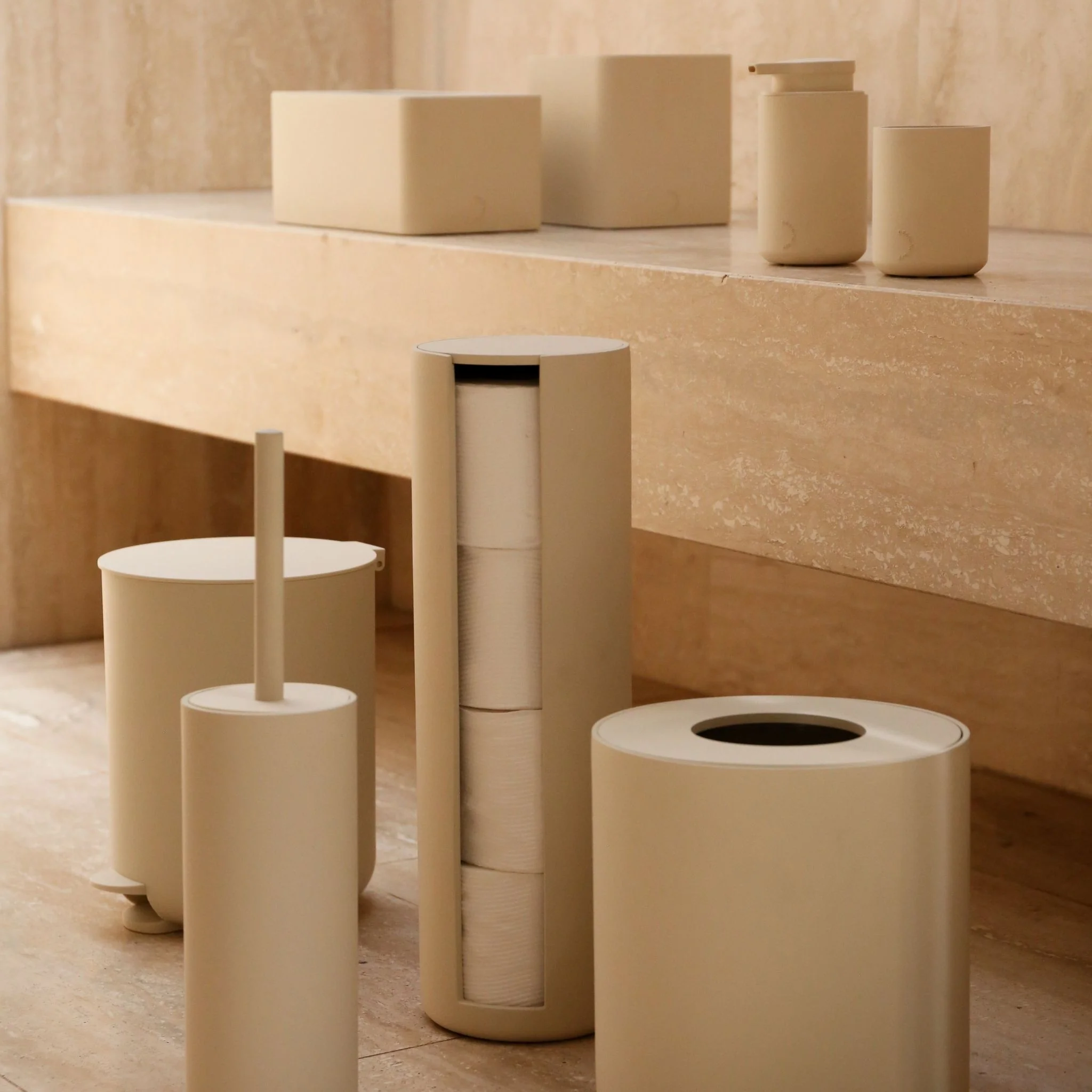 DESIGNSTUFF ARC Soap Dispenser, Sand - Image 9