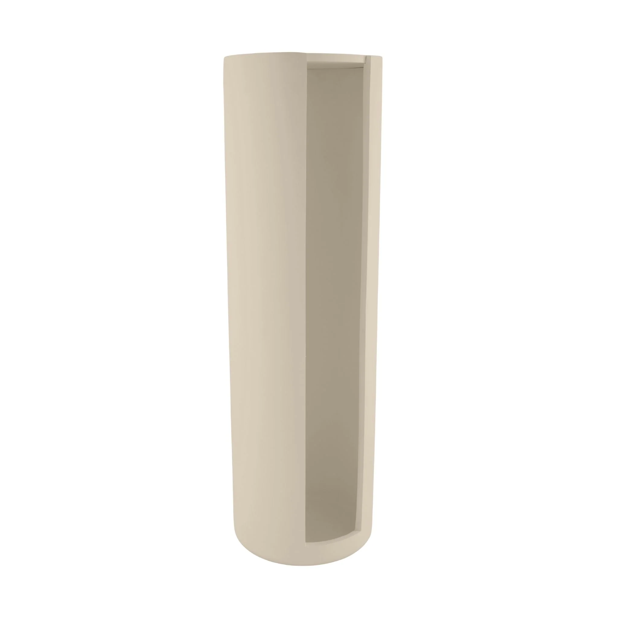 DESIGNSTUFF ARC Toilet Paper Storage Holder, Sand - Image 3