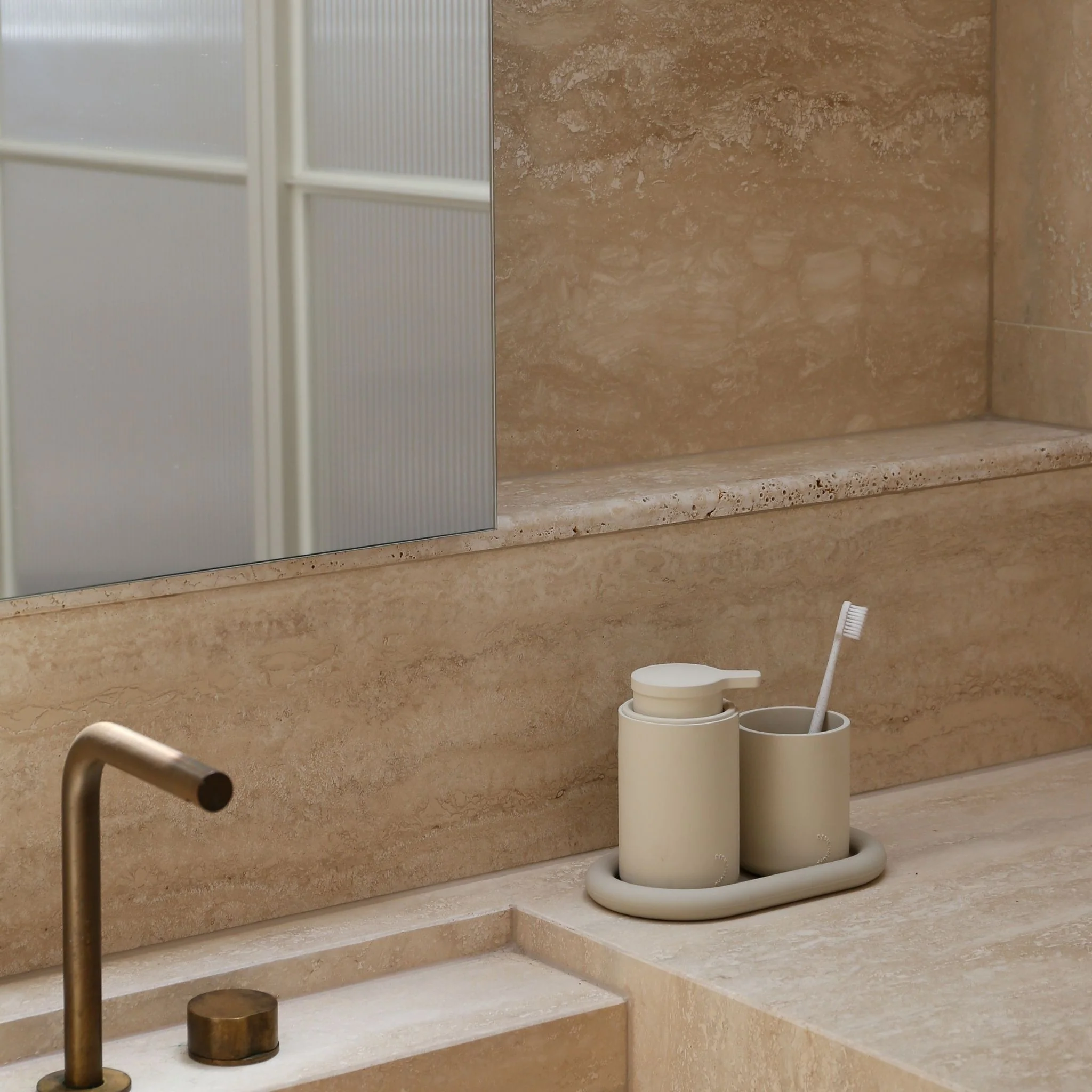 DESIGNSTUFF Wheatstraw Toothbrush, Sand - Image 5