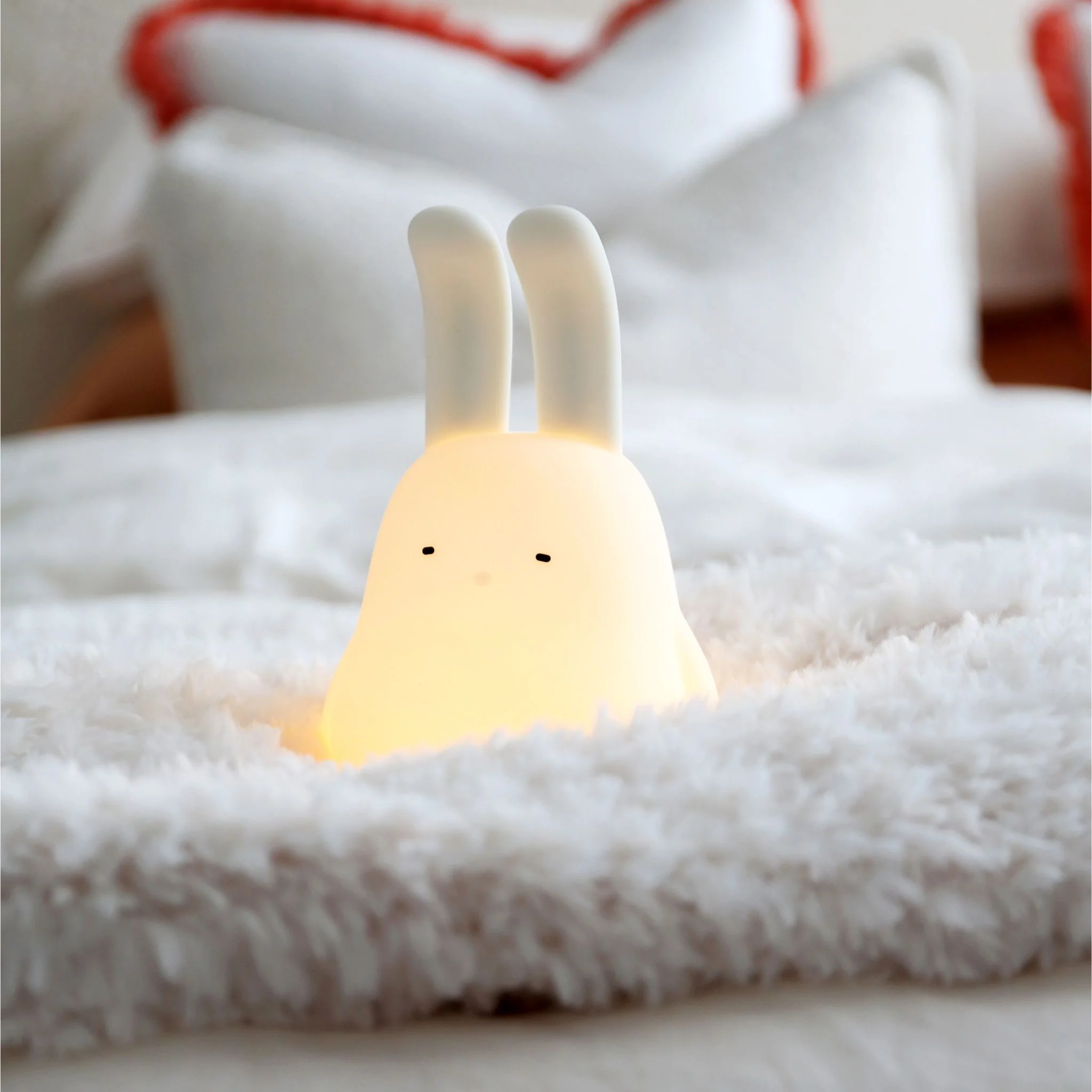 DESIGNSTUFF LUMA Bunny Night Lamp, White - Image 12
