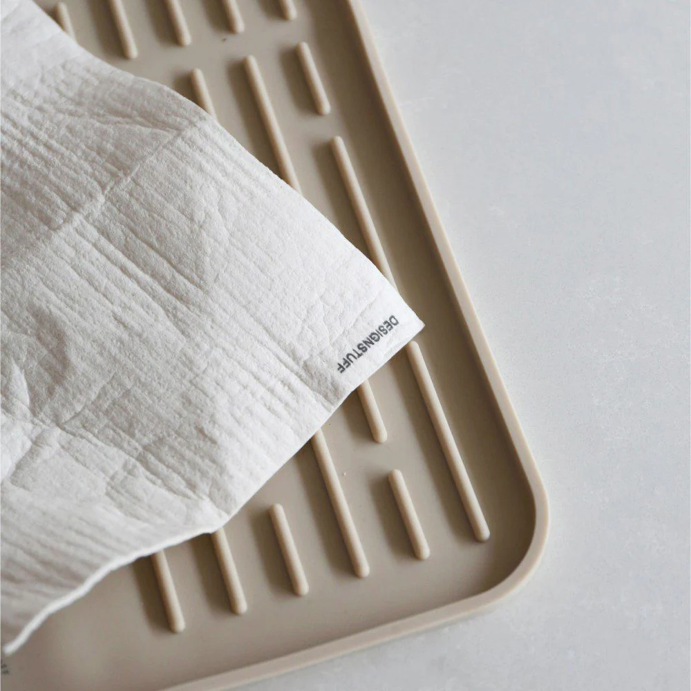 DESIGNSTUFF ETTA Compostable Eco Dishcloth, White (Set of 3) - Image 10