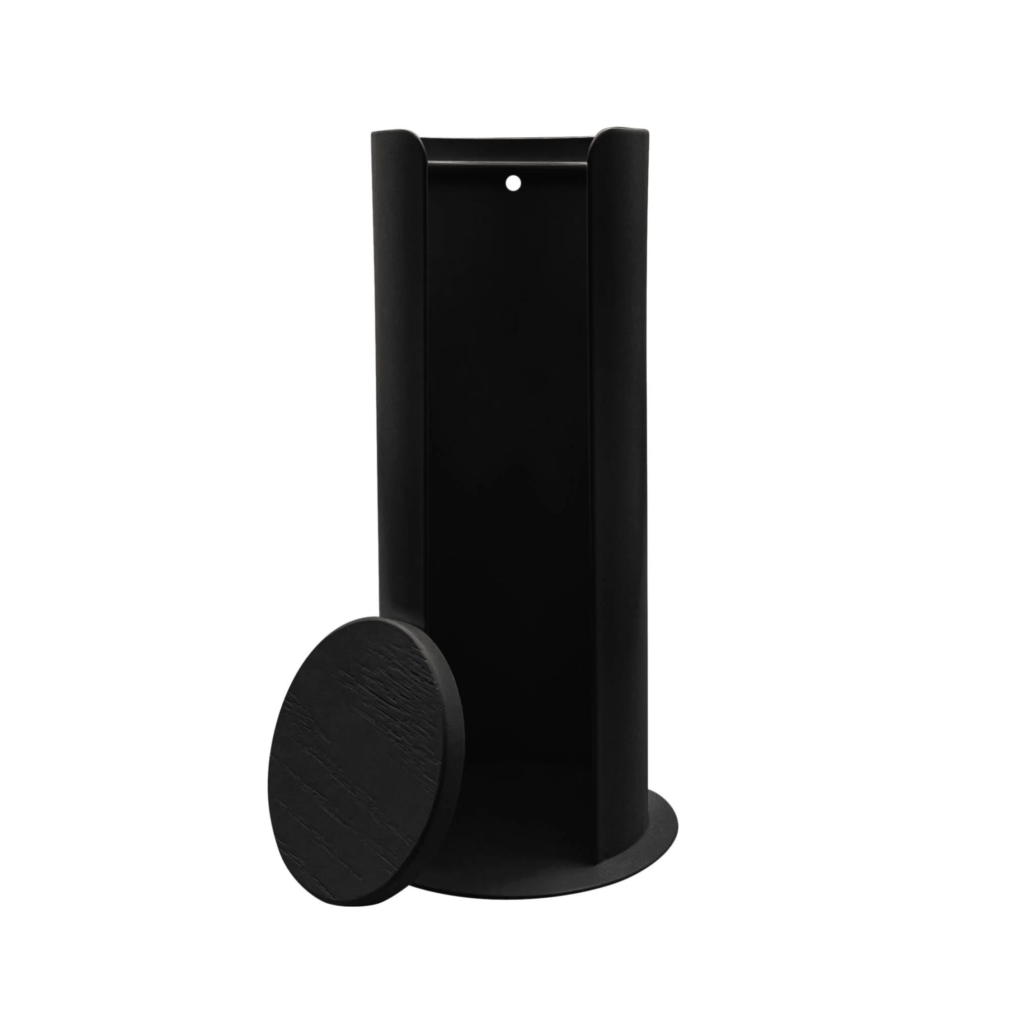 DESIGNSTUFF Cotton Pad Storage Holder, Black - Image 4
