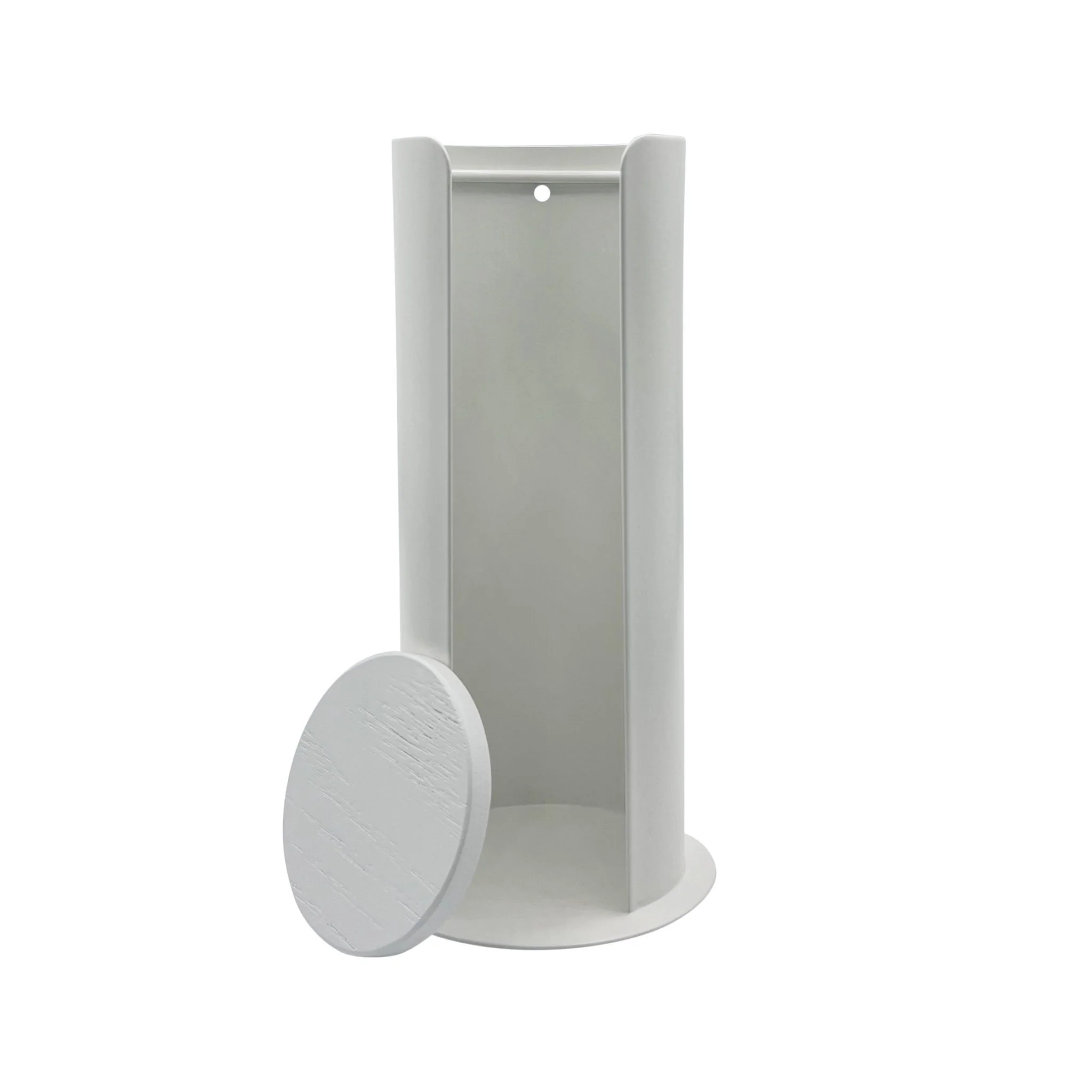 DESIGNSTUFF Cotton Pad Storage Holder, White - Image 8