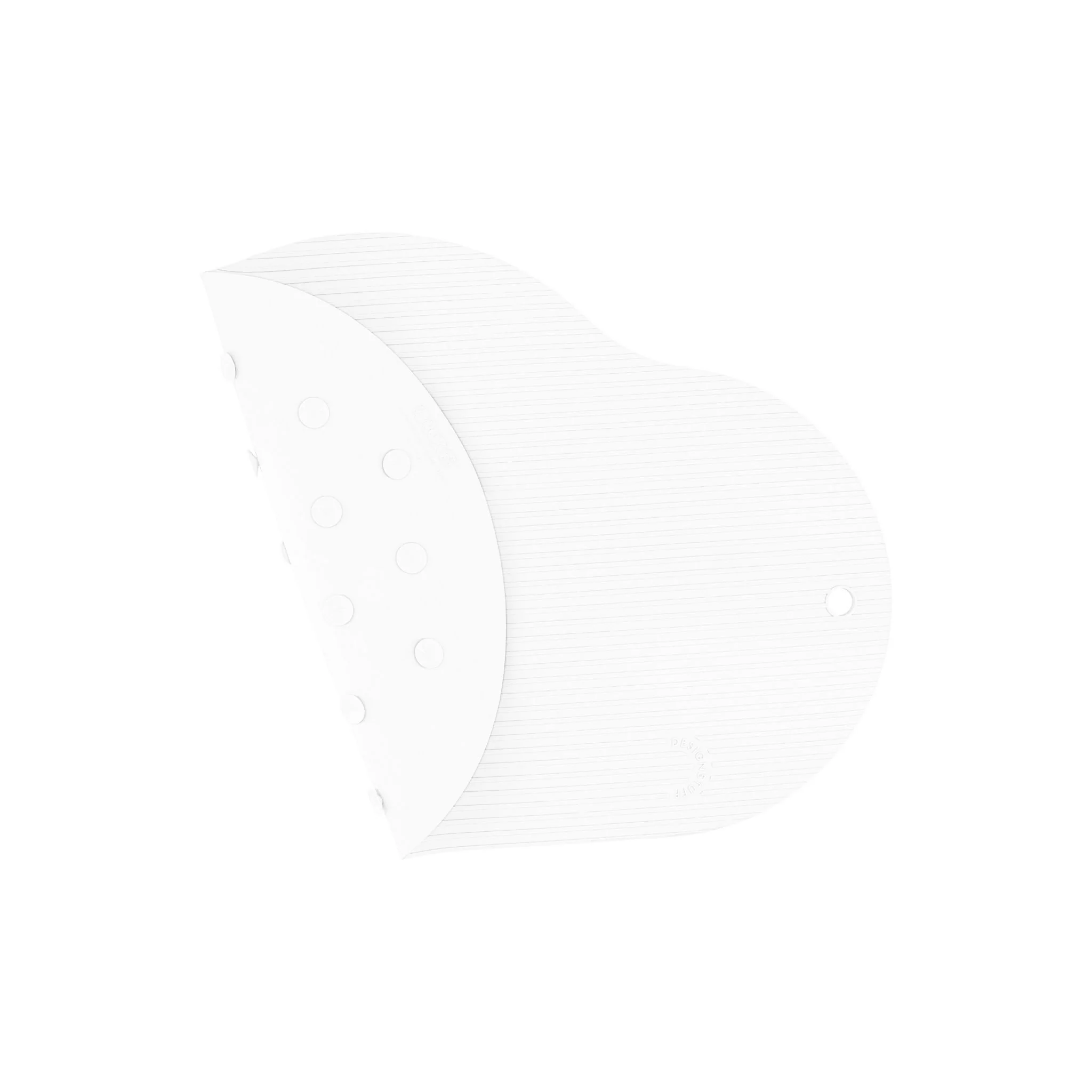 DESIGNSTUFF CURV Silicone Bath Mat, White - Image 5