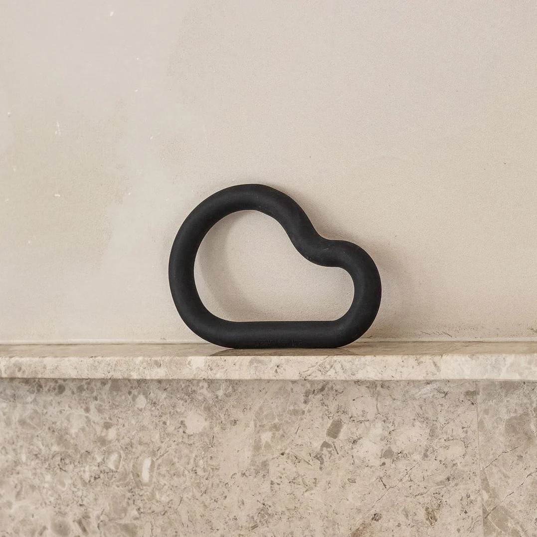 DESIGNSTUFF RUND Curve Silicone Trivet, Black - Image 5