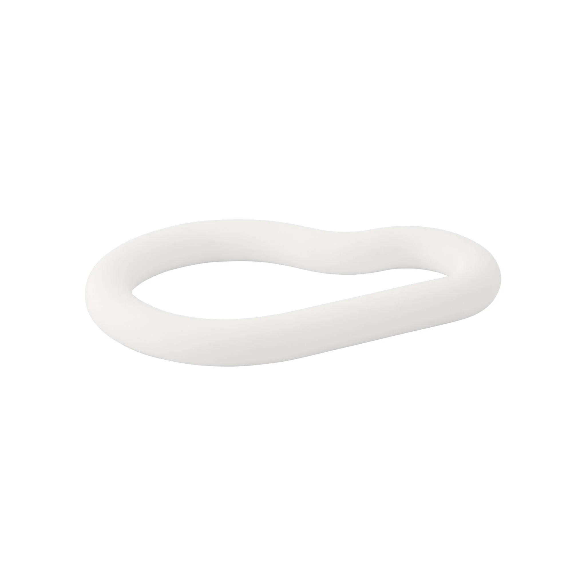 DESIGNSTUFF RUND Curve Silicone Trivet, Chalk - Image 3