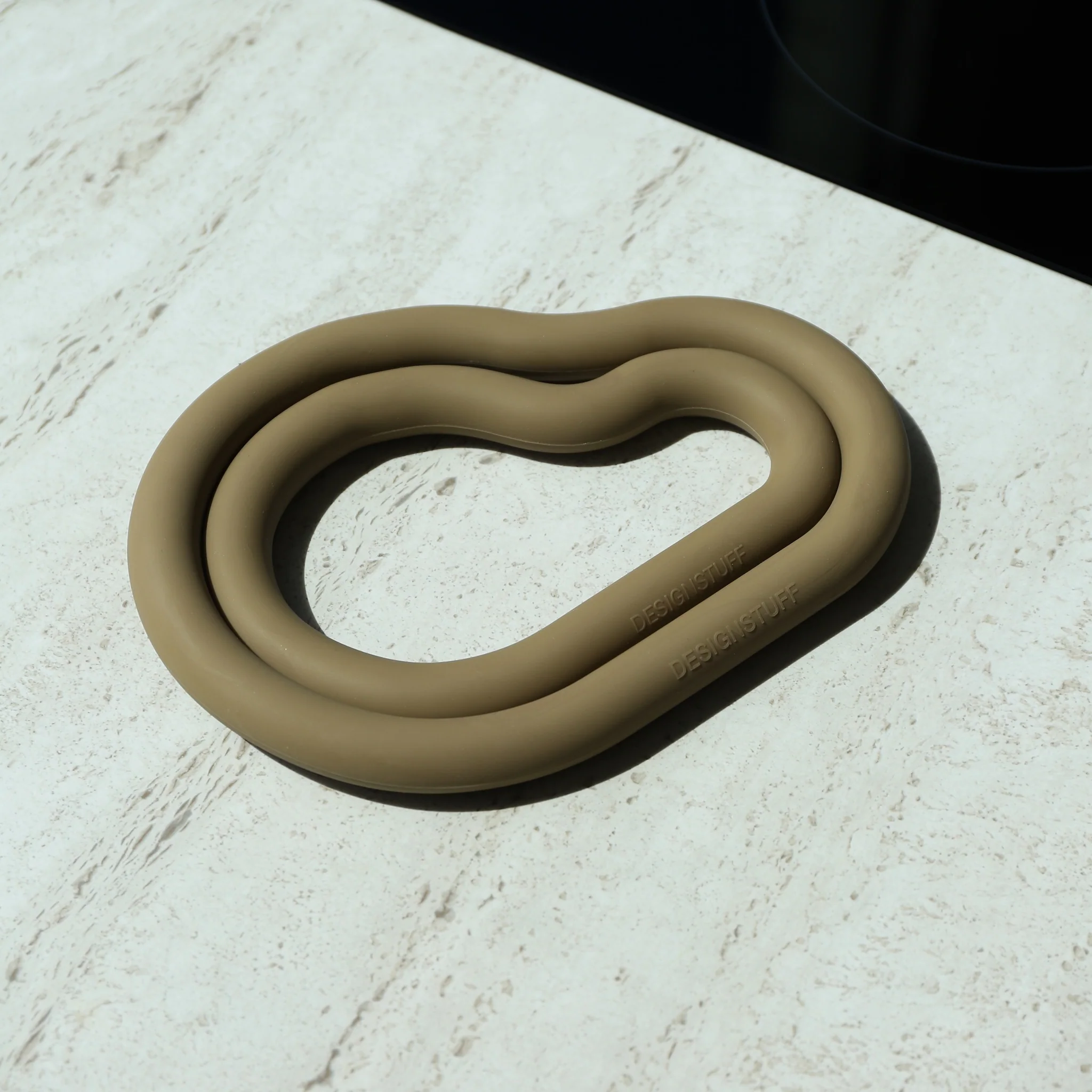 DESIGNSTUFF RUND Curve Silicone Trivet L, Fern - Image 7