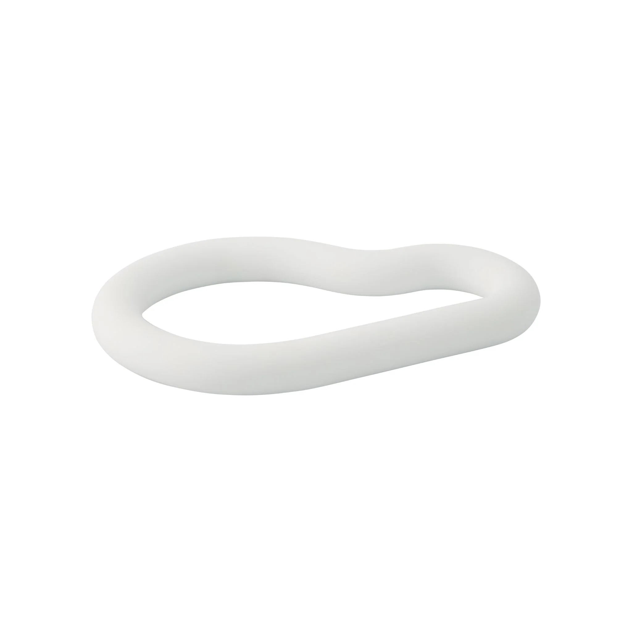DESIGNSTUFF RUND Curve Silicone Trivet, White - Image 7