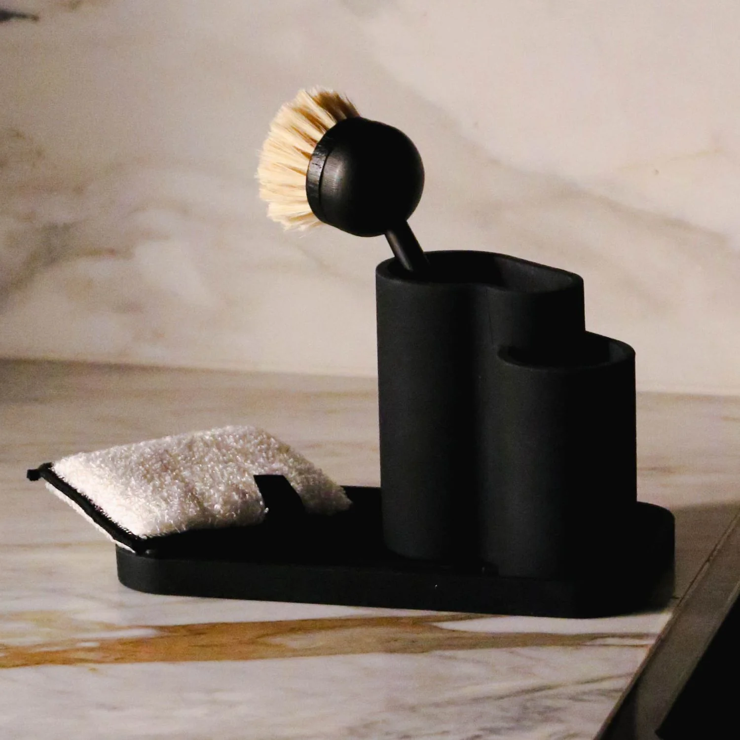 DESIGNSTUFF Eco Dish Brush, Black - Image 7
