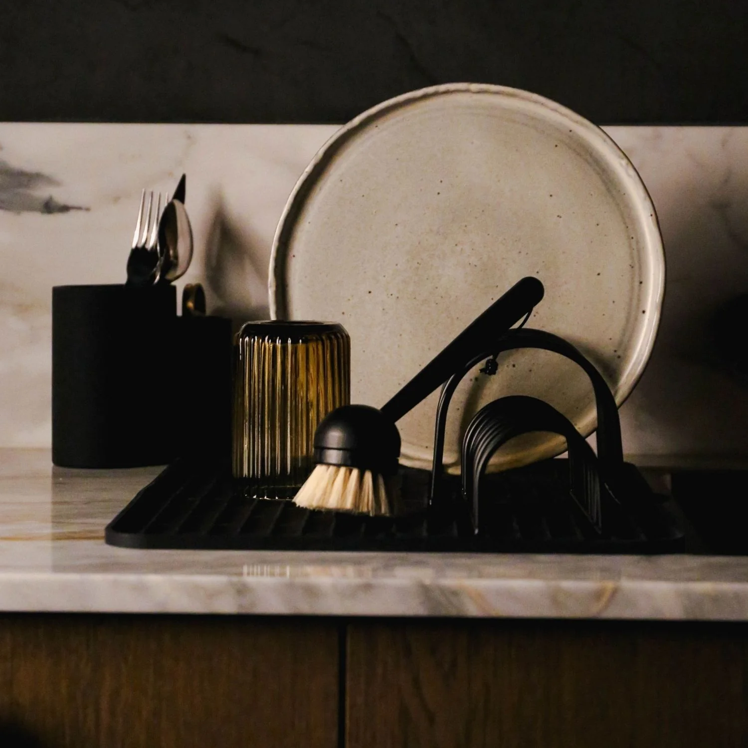 DESIGNSTUFF Eco Dish Brush, Black - Image 9