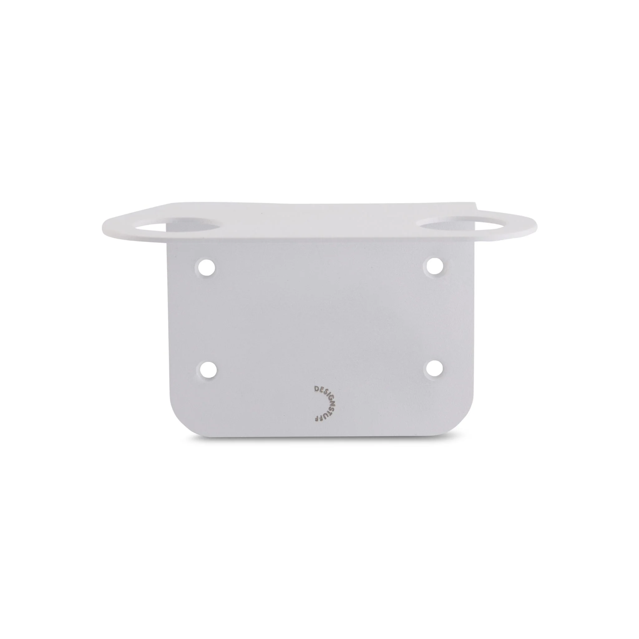 DESIGNSTUFF Floating Dual Soap Dispenser Holder, White - Image 7