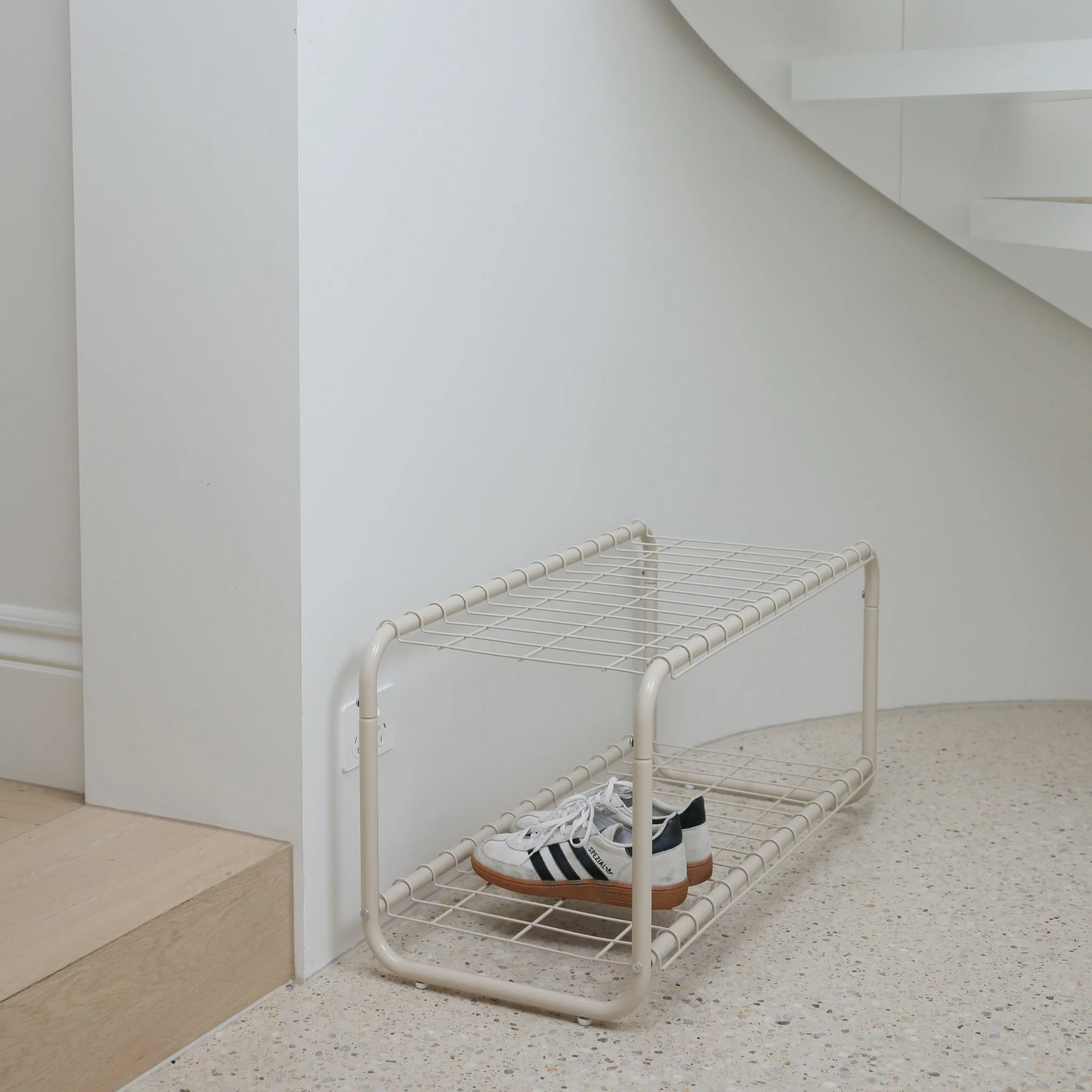 DESIGNSTUFF FORMA Shoe Rack, Sand - Image 4