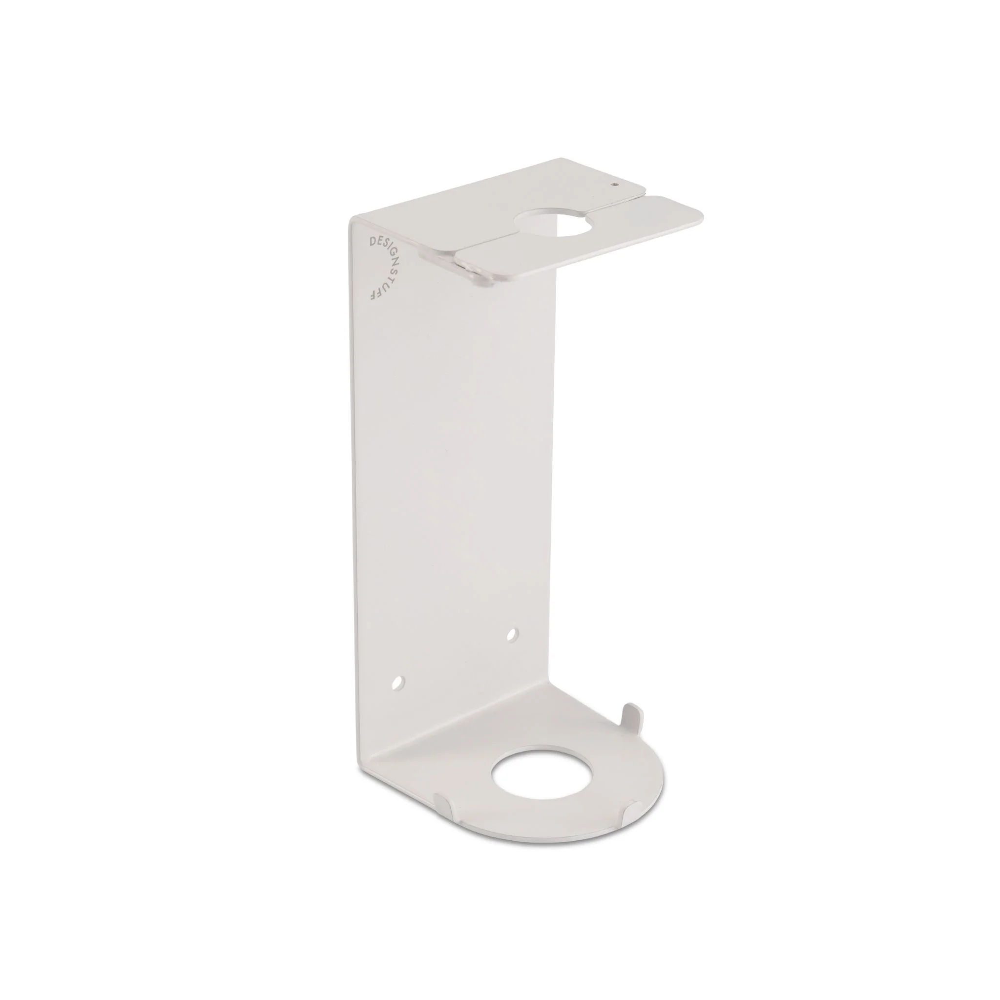 DESIGNSTUFF Lockable Soap Dispenser Holder, Single 500ml, White - Image 4