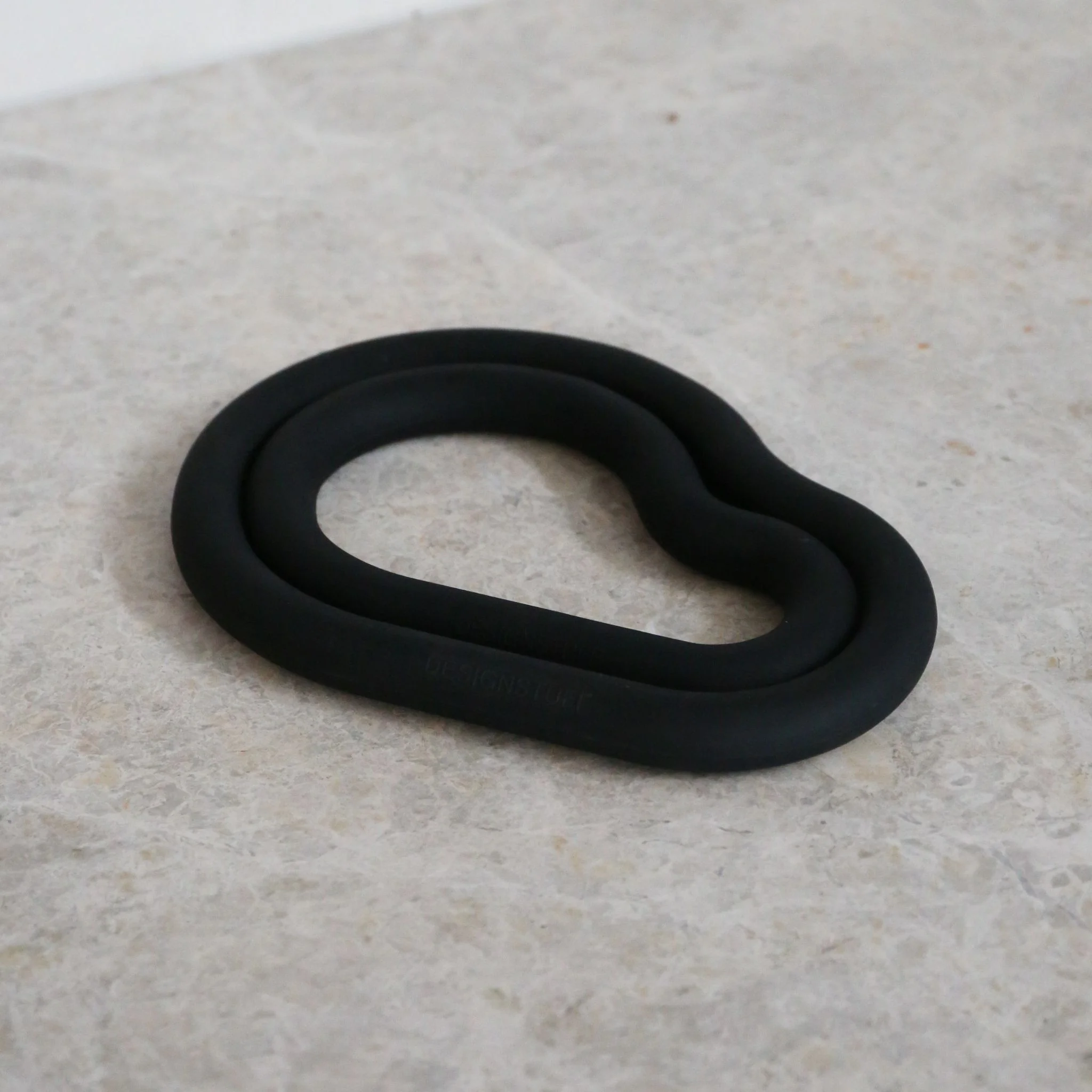 DESIGNSTUFF RUND Curve Trivet Gift Set, Black - Image 5
