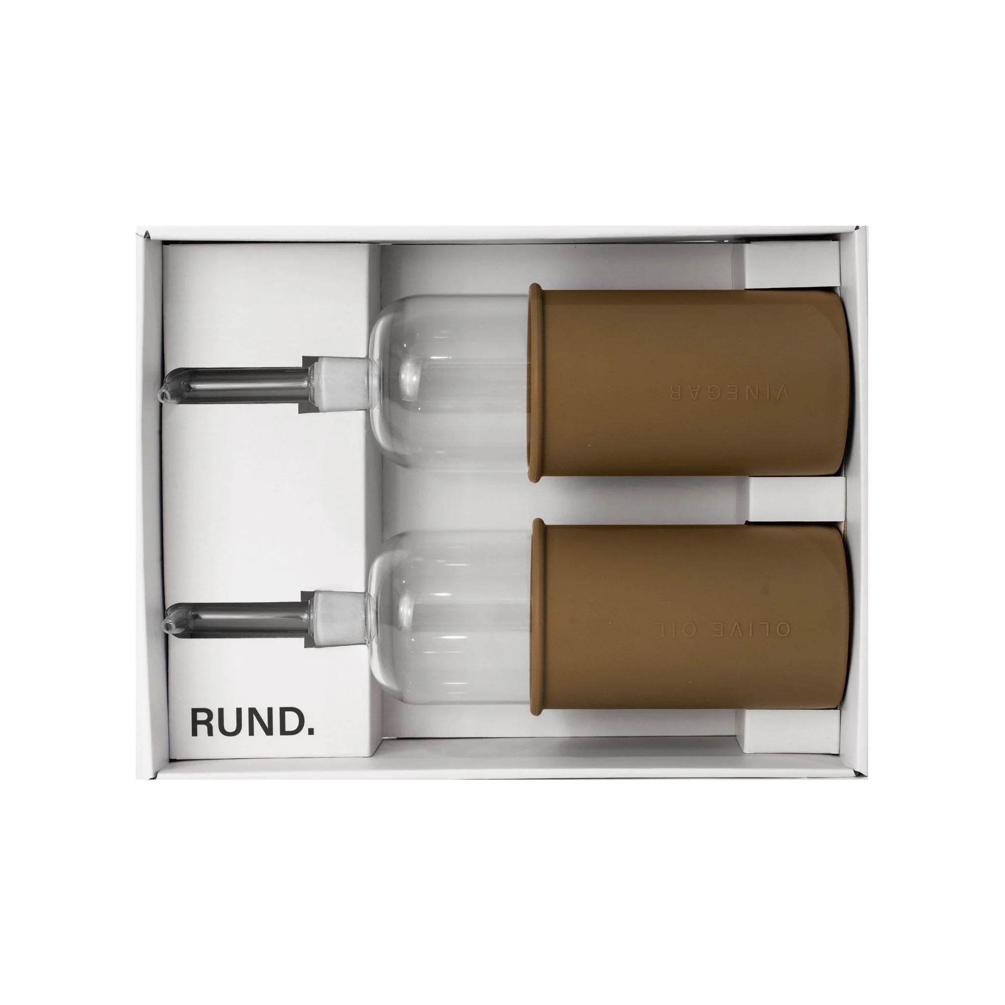 DESIGNSTUFF LUYO Oil & Vinegar Bottle Gift Set, 700 ml, Fern - Image 2